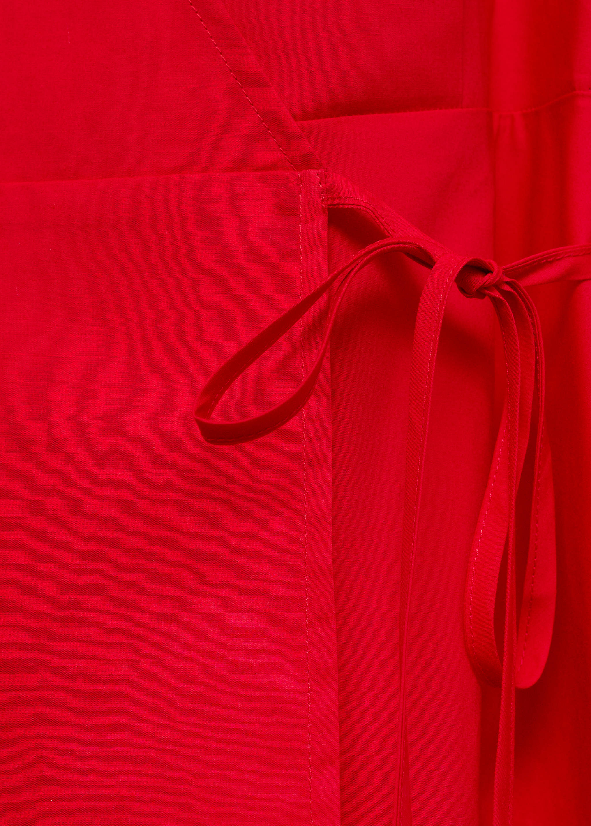 Vestido cruzado algodón - Detalle del artículo 0