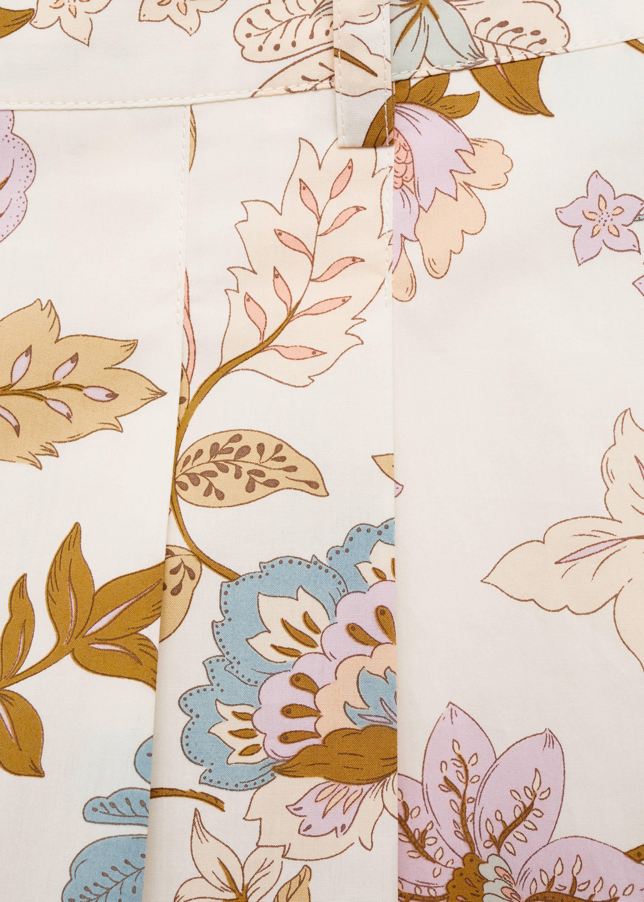 Floral dart shorts - Details of the article 0