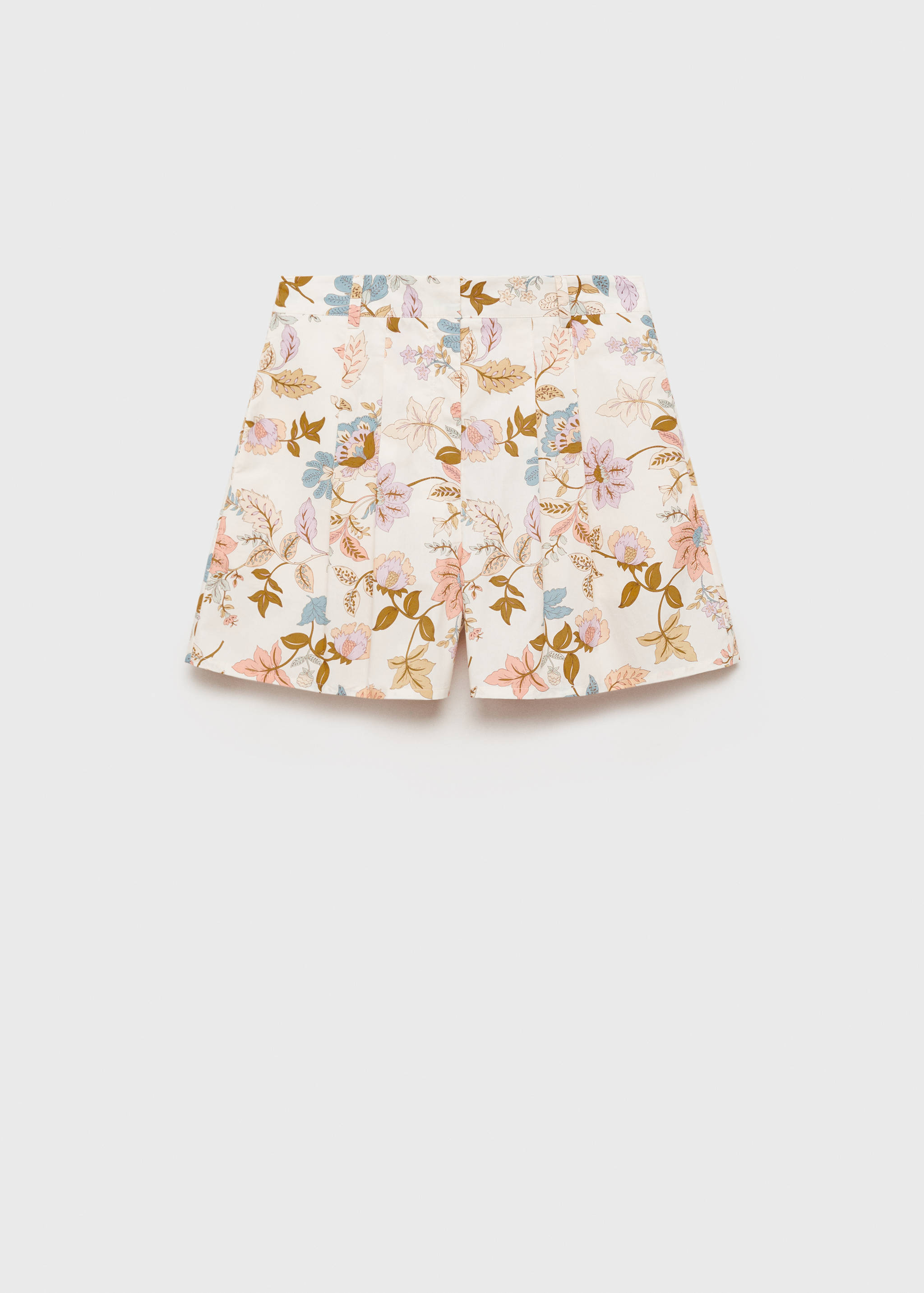 Short fleuri pinces - Article sans modèle