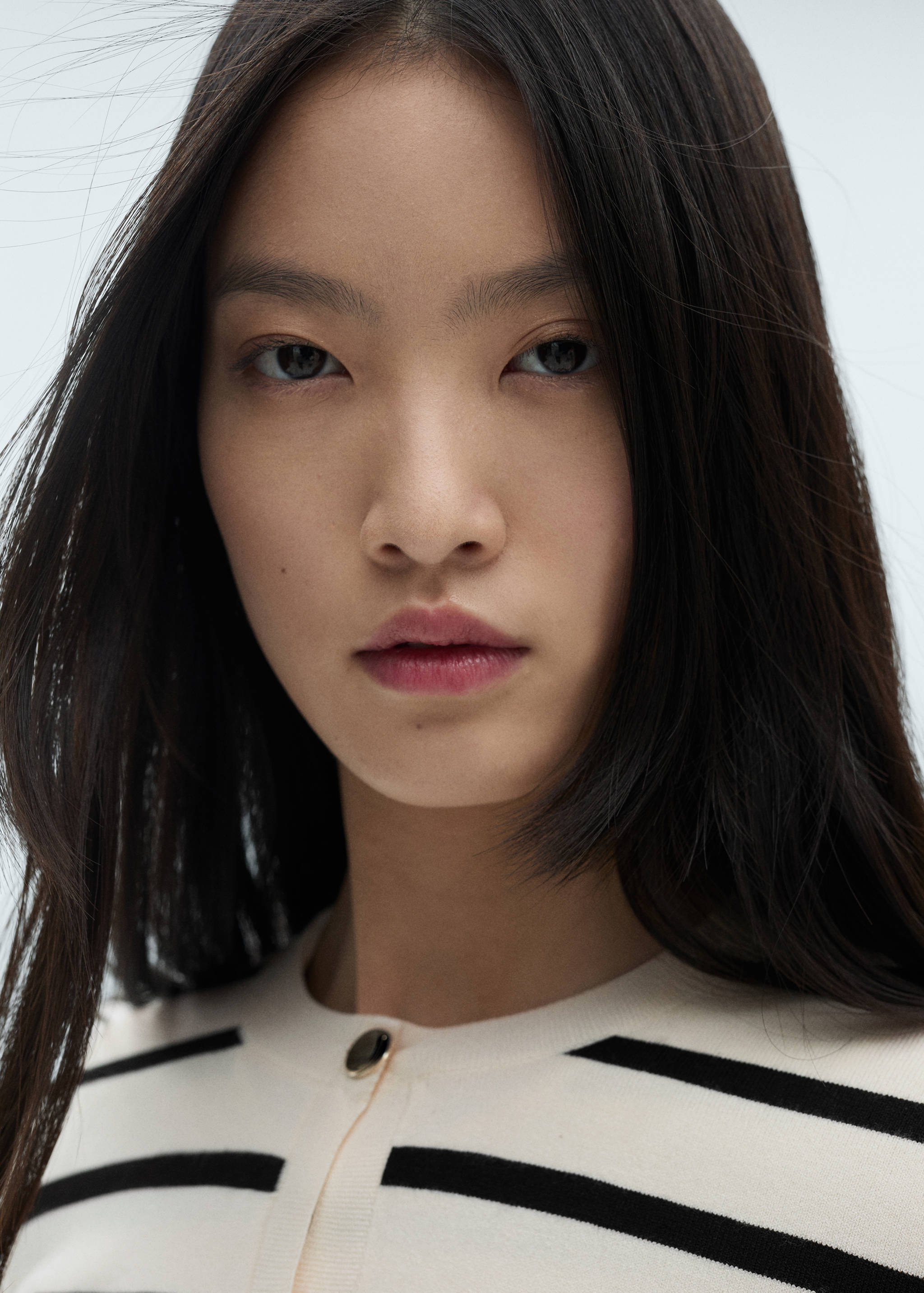 Striped knitted cardigan - Details of the article 1