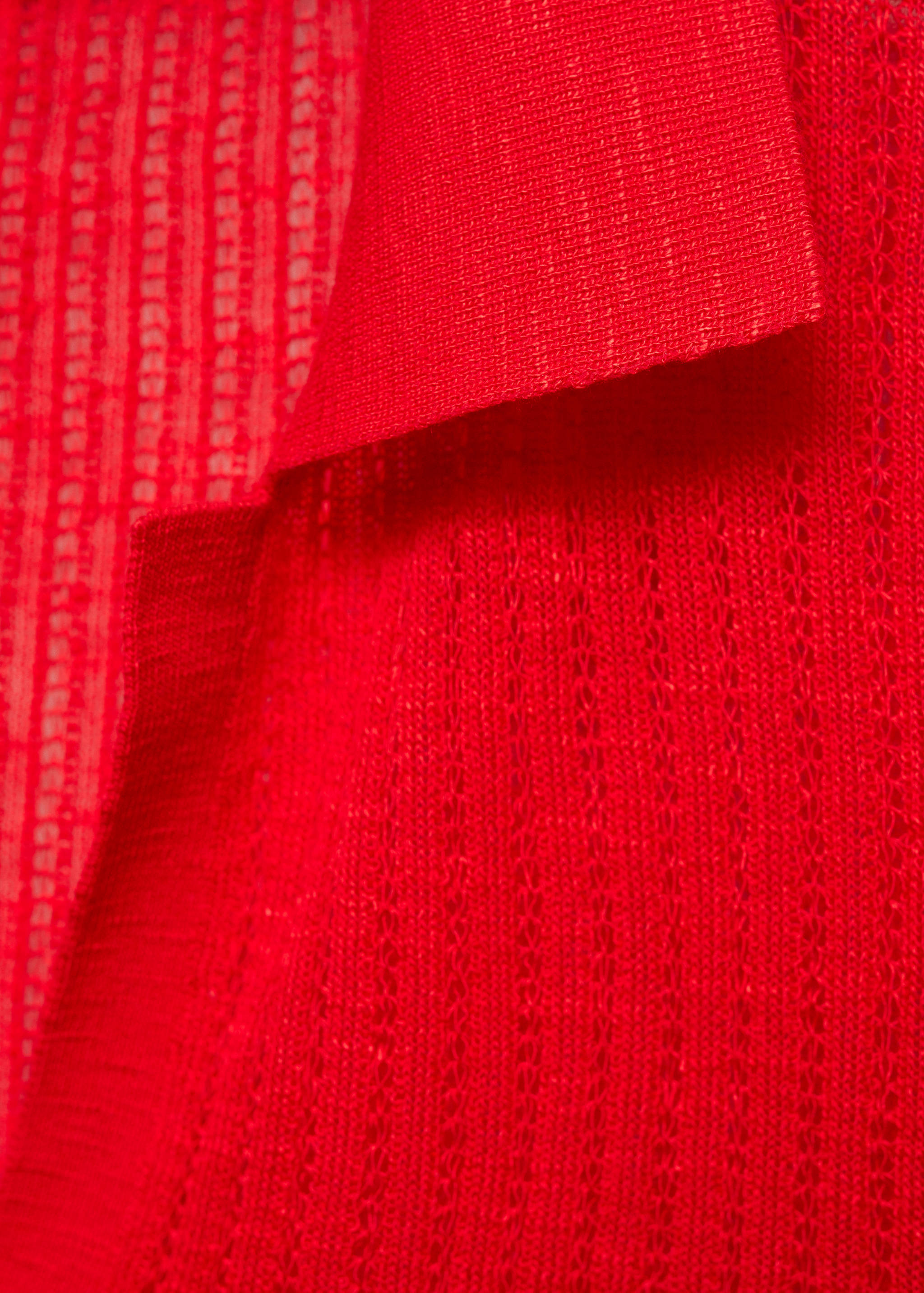 Ribbed polo neck t-shirt - Details of the article 8