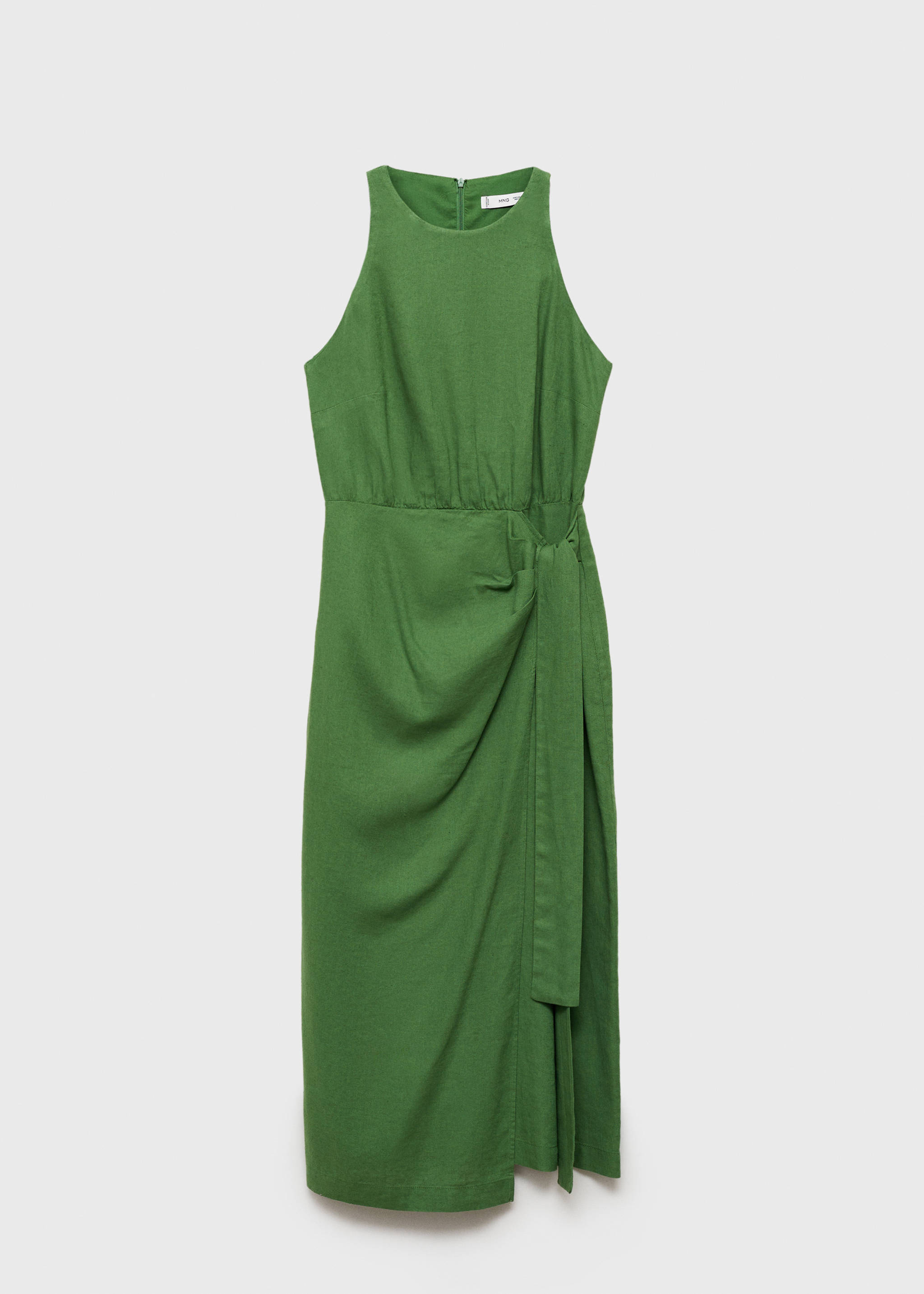 Vestido de linho com saia páreo - Artigo sem modelo