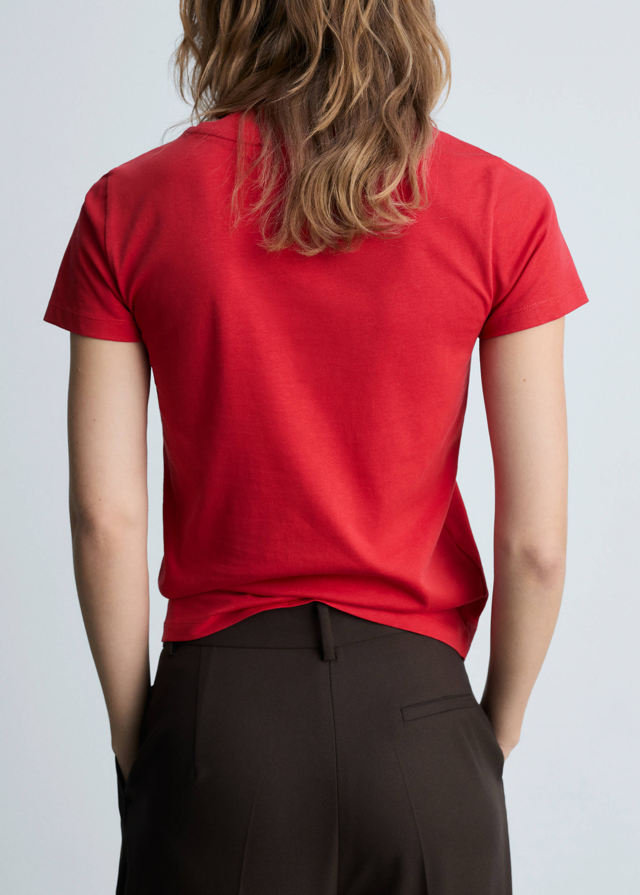 Logo cotton T-shirt - Reverse of the article