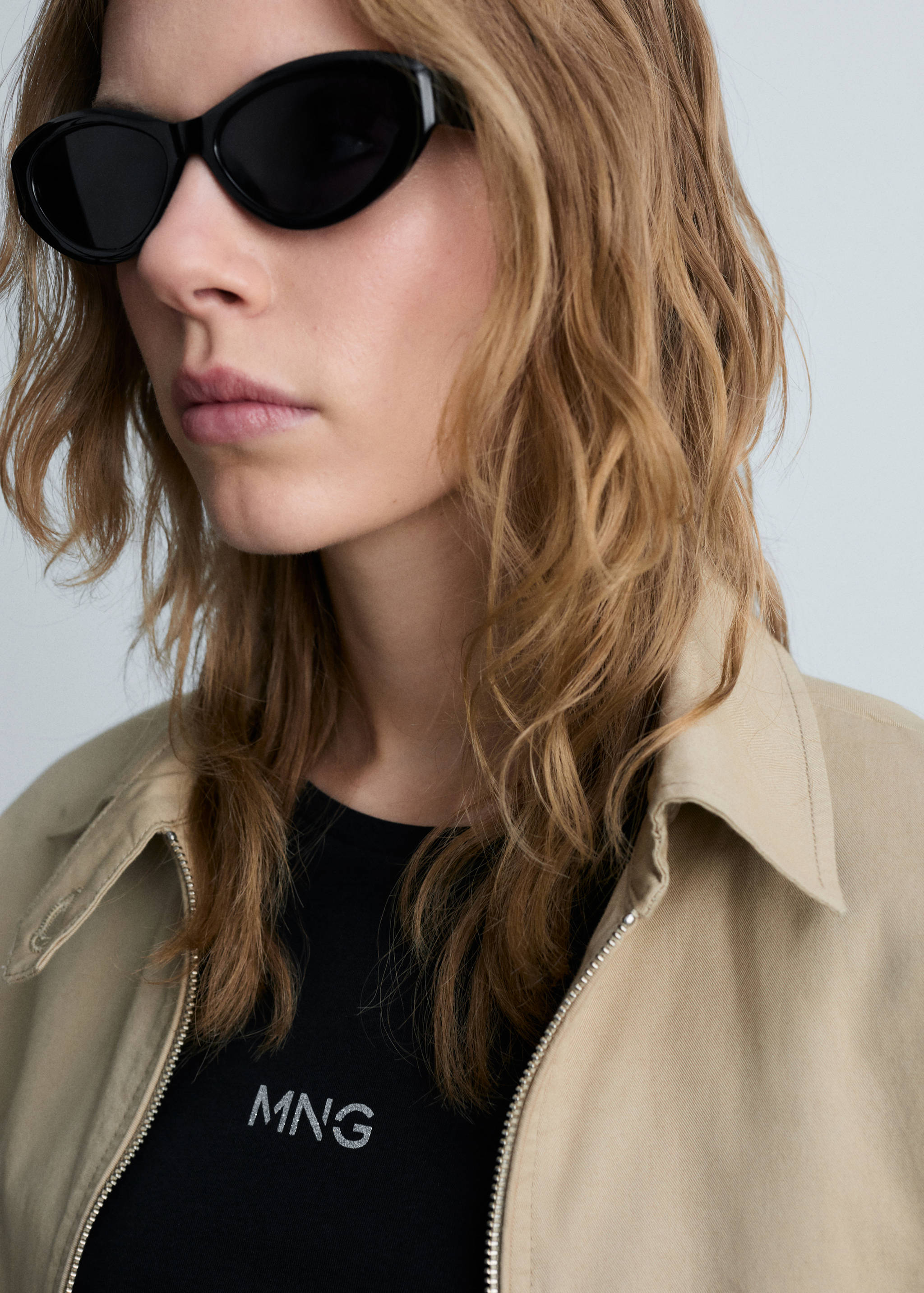 Хлопковая майка с логотипом - Деталь изделия 1