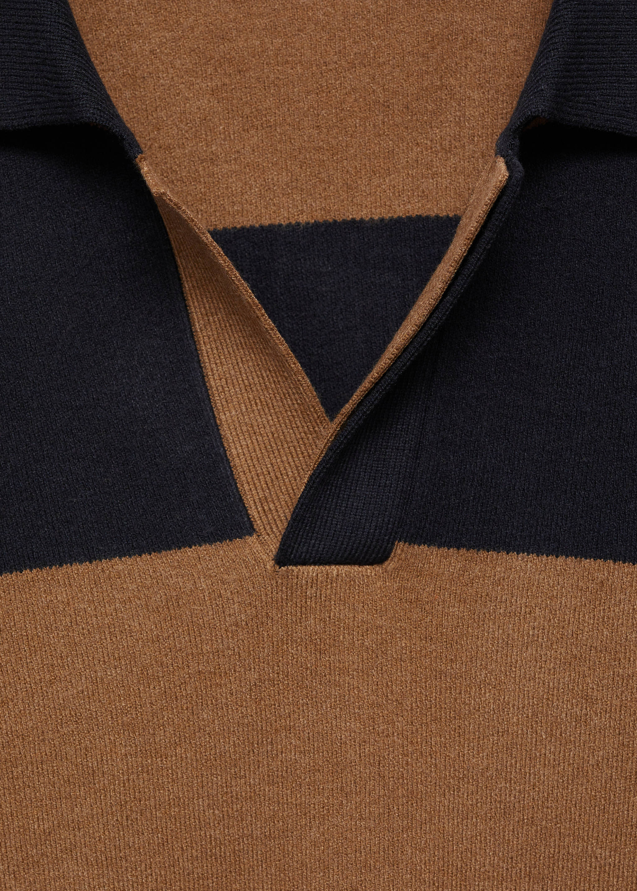 Striped design polo sweater - Details of the article 8