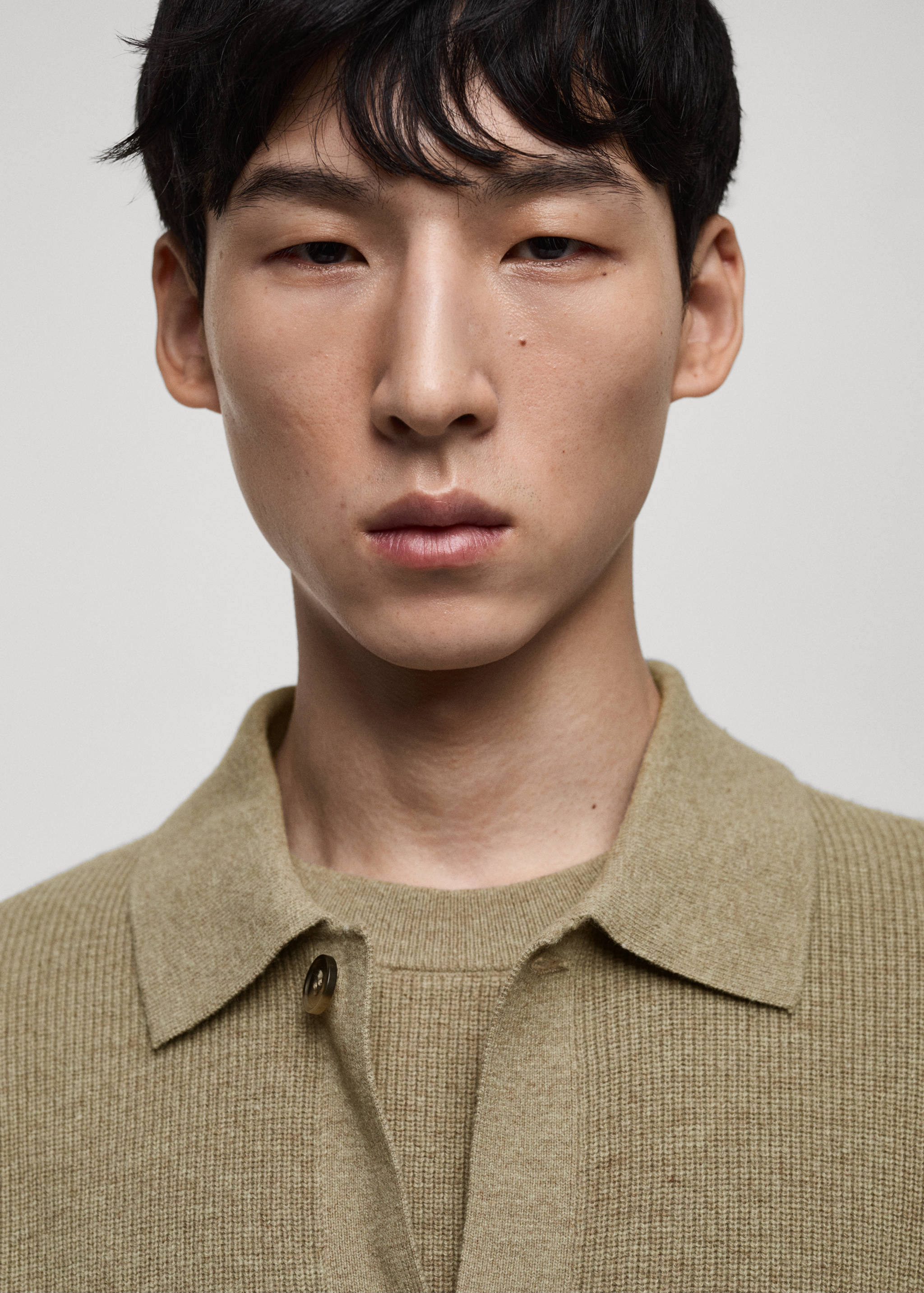 Кардиган поло из смесовой шерсти - Деталь изделия 1