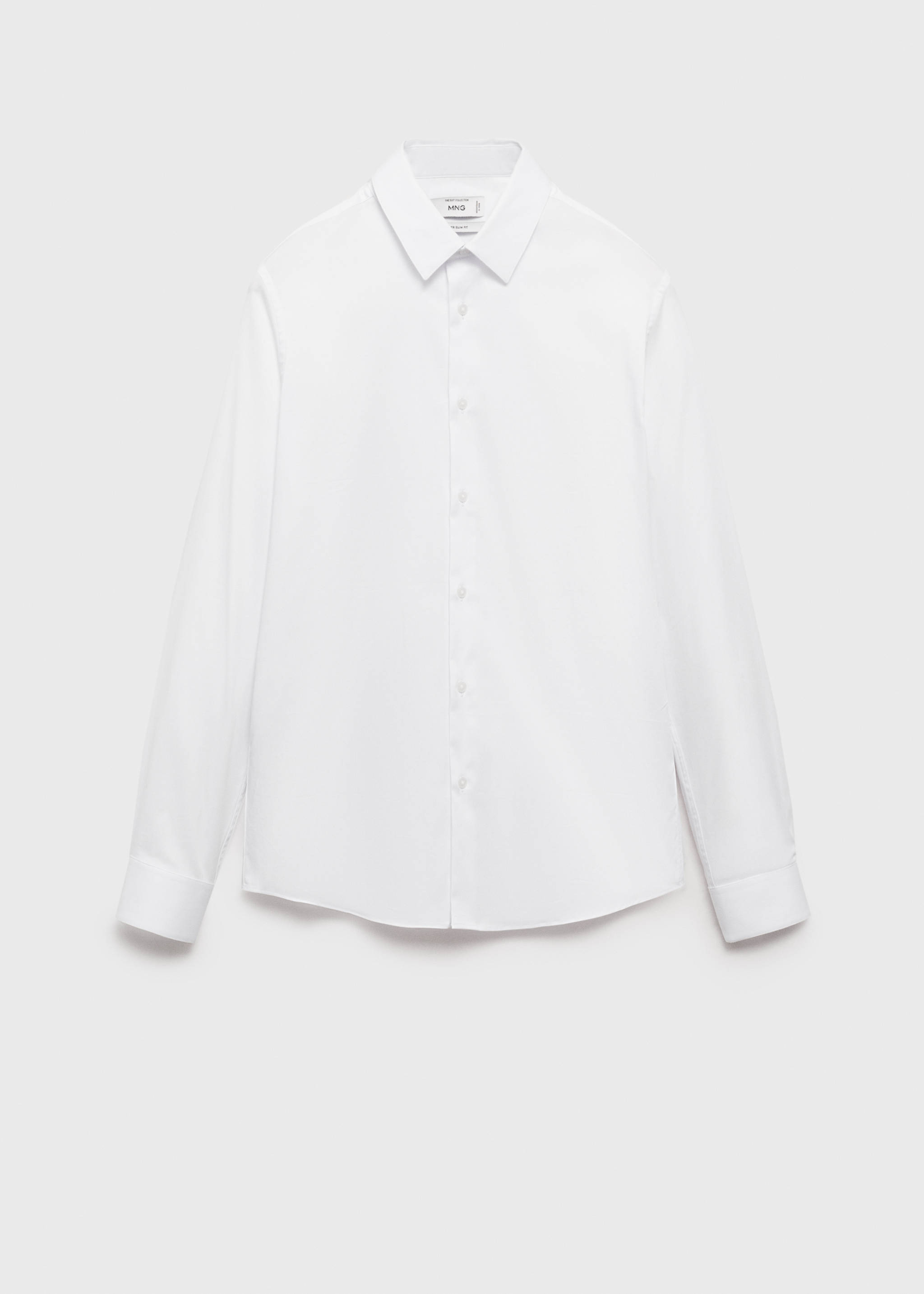 Slim fit cotton suit shirt - Article without model