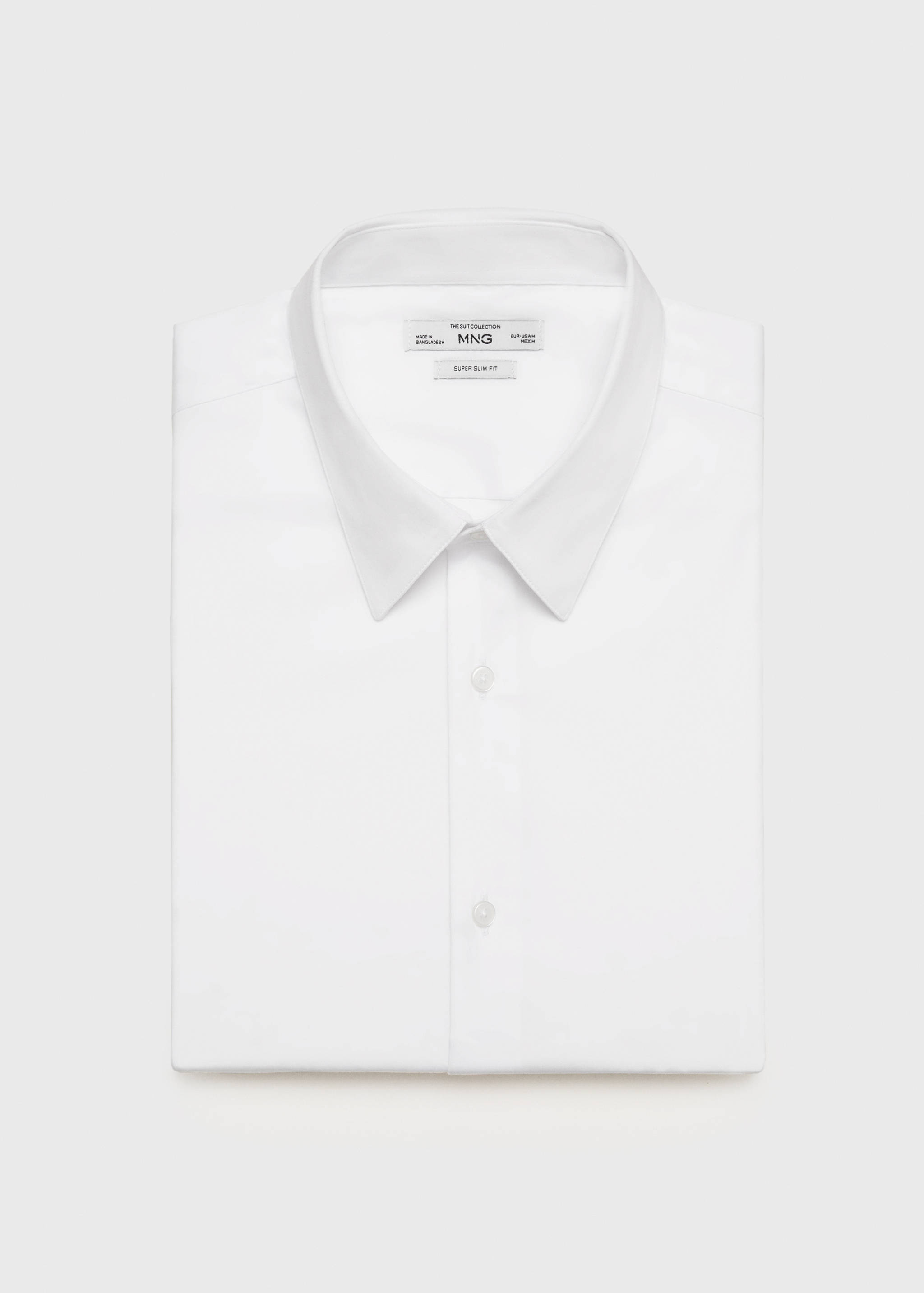 Slim fit cotton suit shirt - Details of the article 8