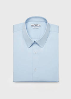 Super slim fit cotton suit shirt — Sky Blue 7