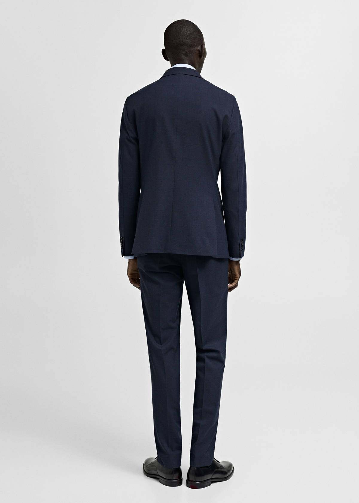 Milan slim-fit suit jacket — Dark Navy