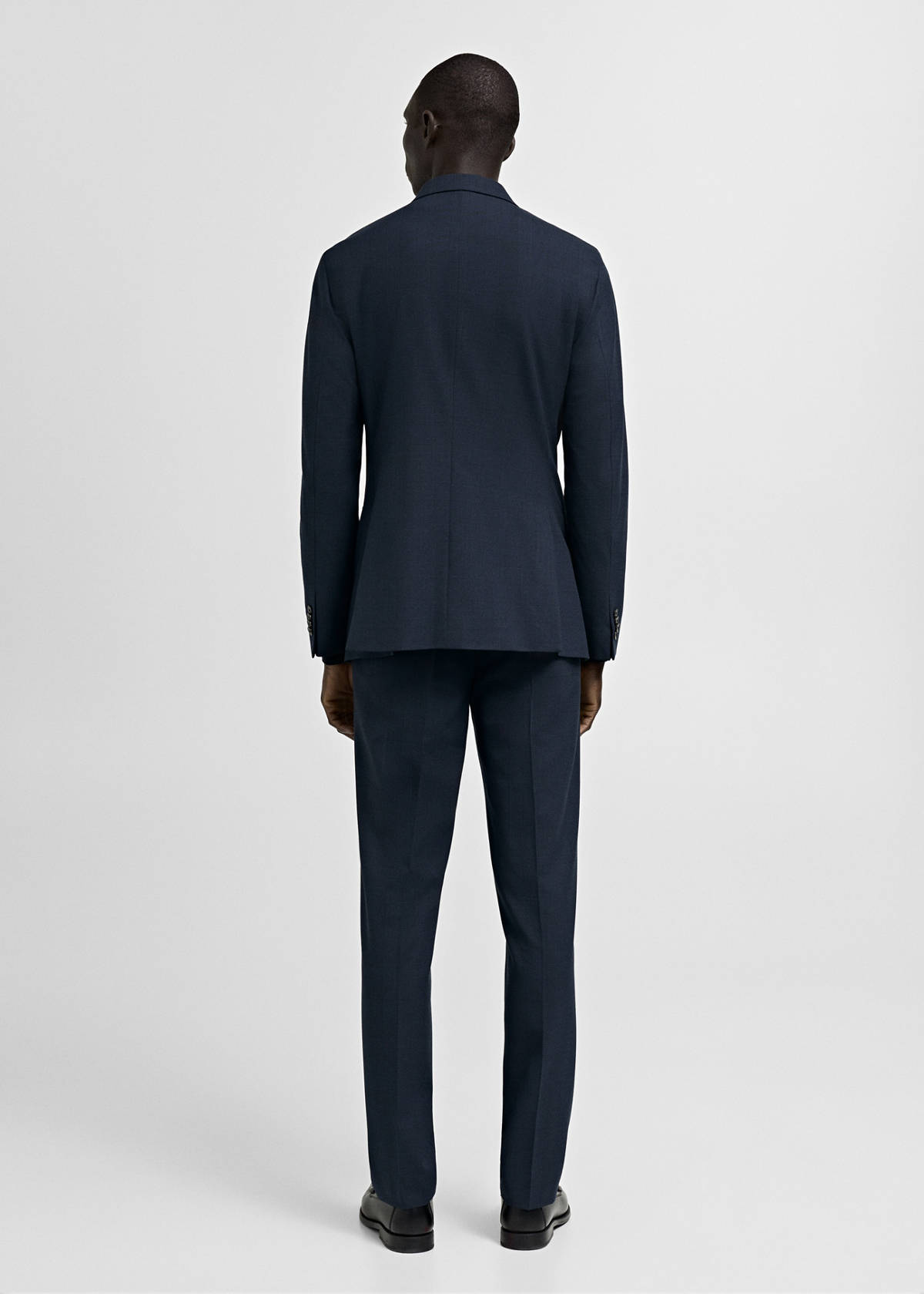 Milan slim-fit suit jacket — Dark Navy
