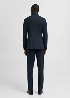 Milan slim-fit suit jacket — Dark Navy 13