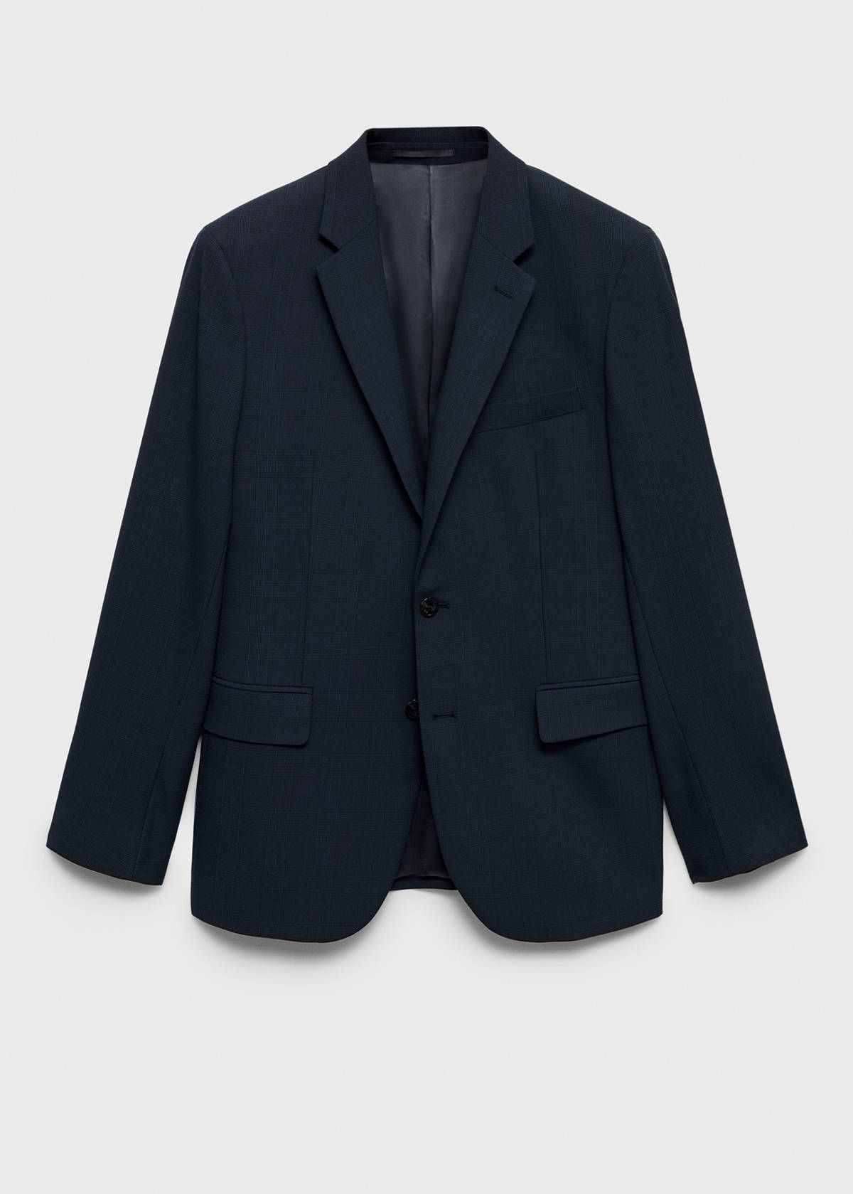 Milan slim-fit suit jacket — Dark Navy