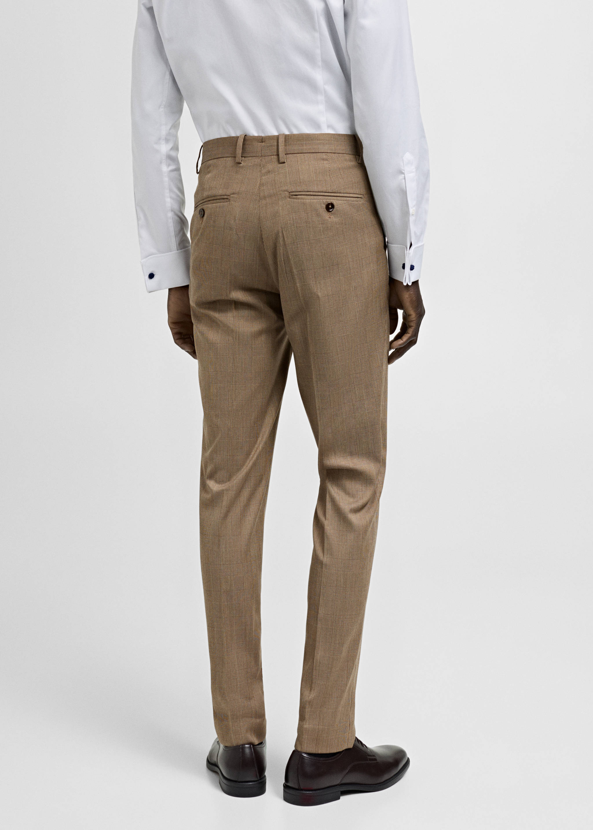 Milan Prince of Wales check suit trousers - Reverse of the article