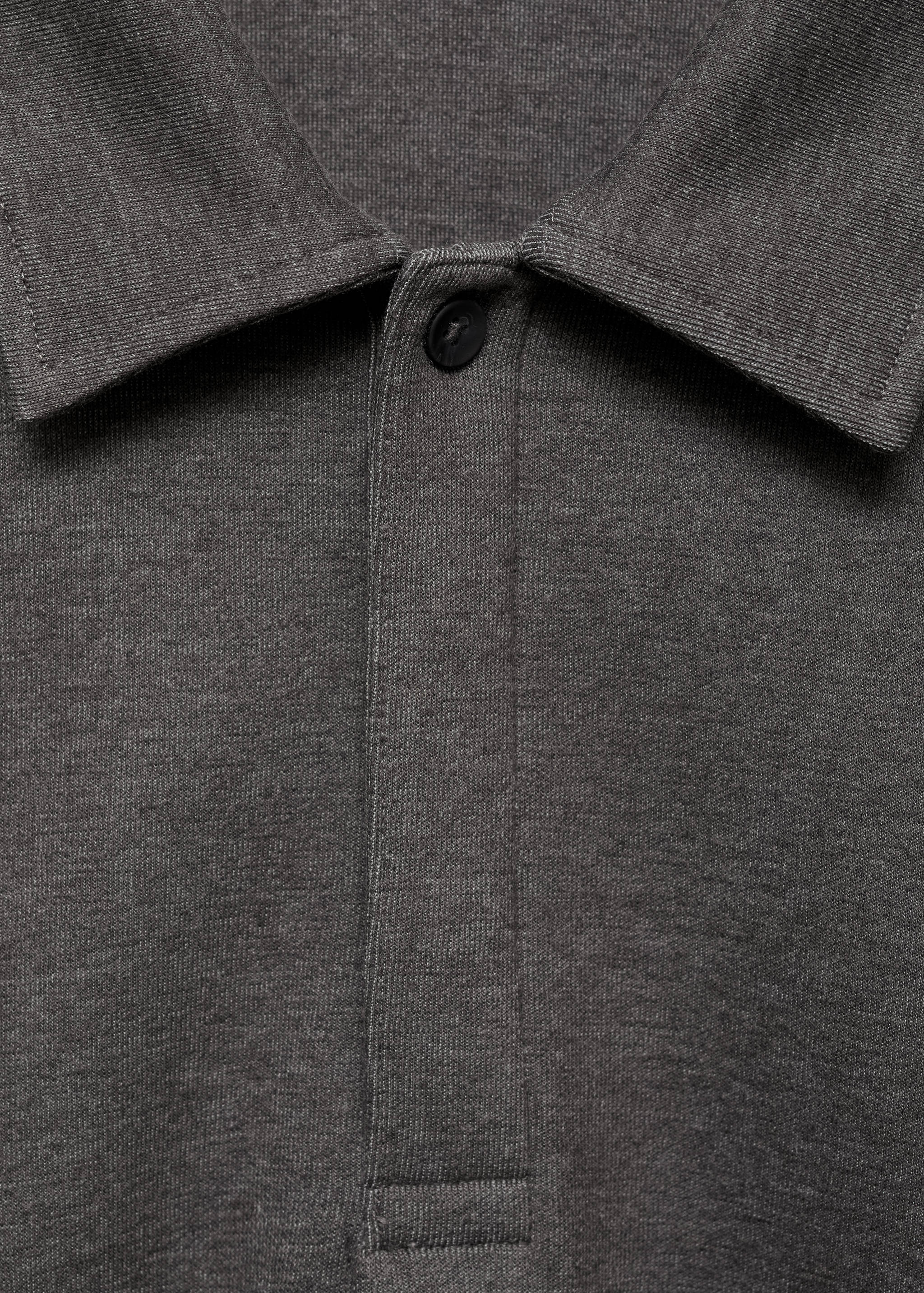 Polo sweatshirt with embroidery detail - Details of the article 8