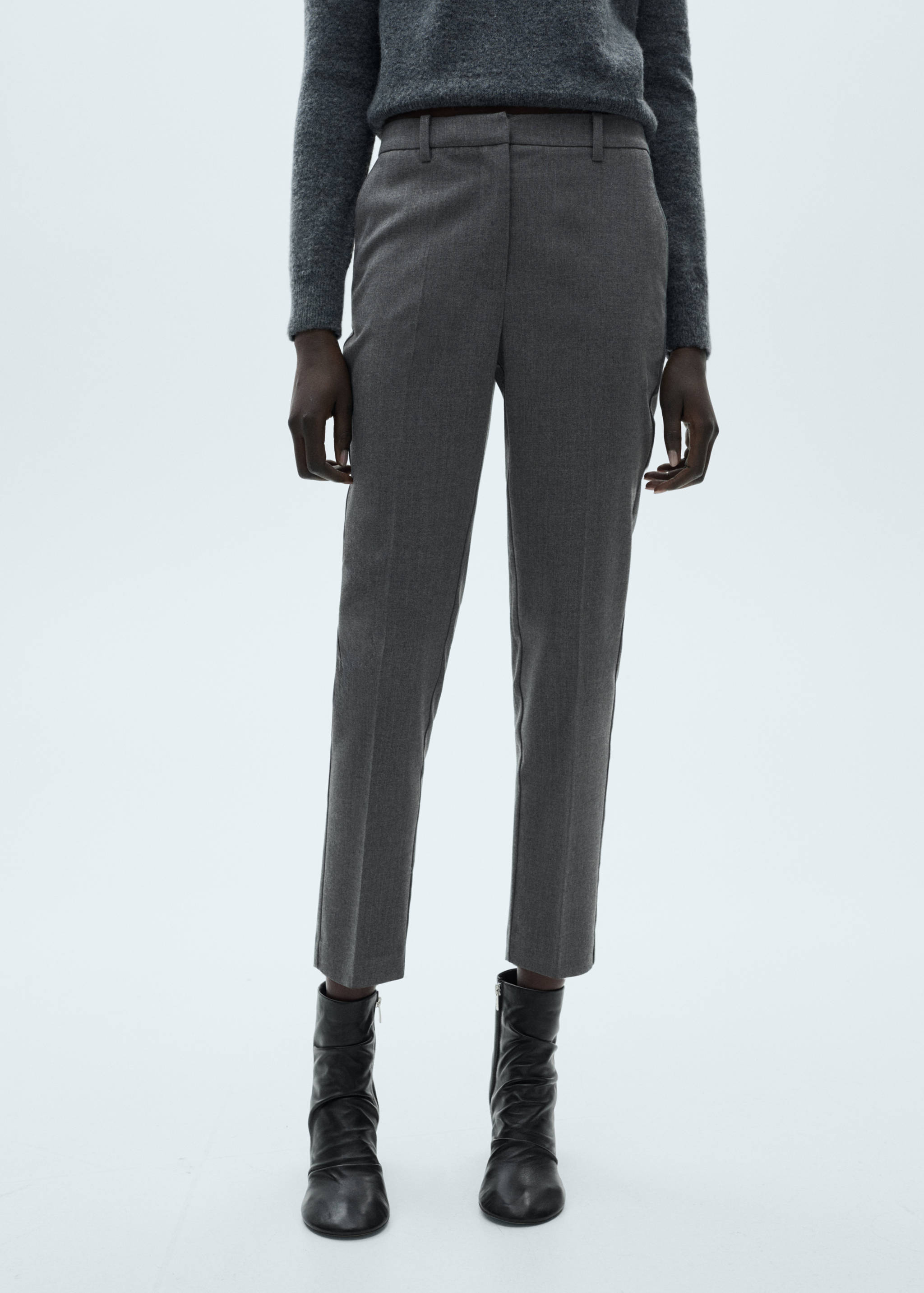 Cropped skinny pantolon - Orta plan