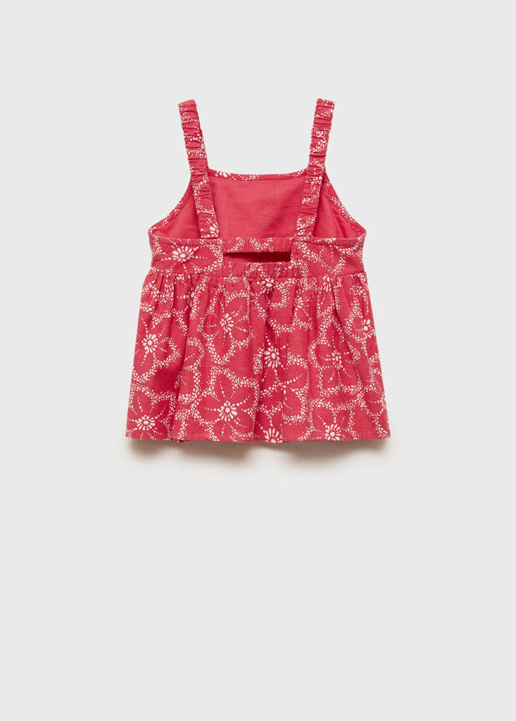 Floral print blouse — Strawberry