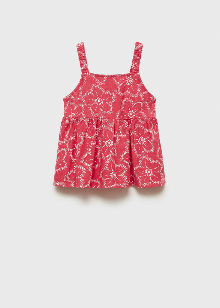 Floral print blouse — Strawberry