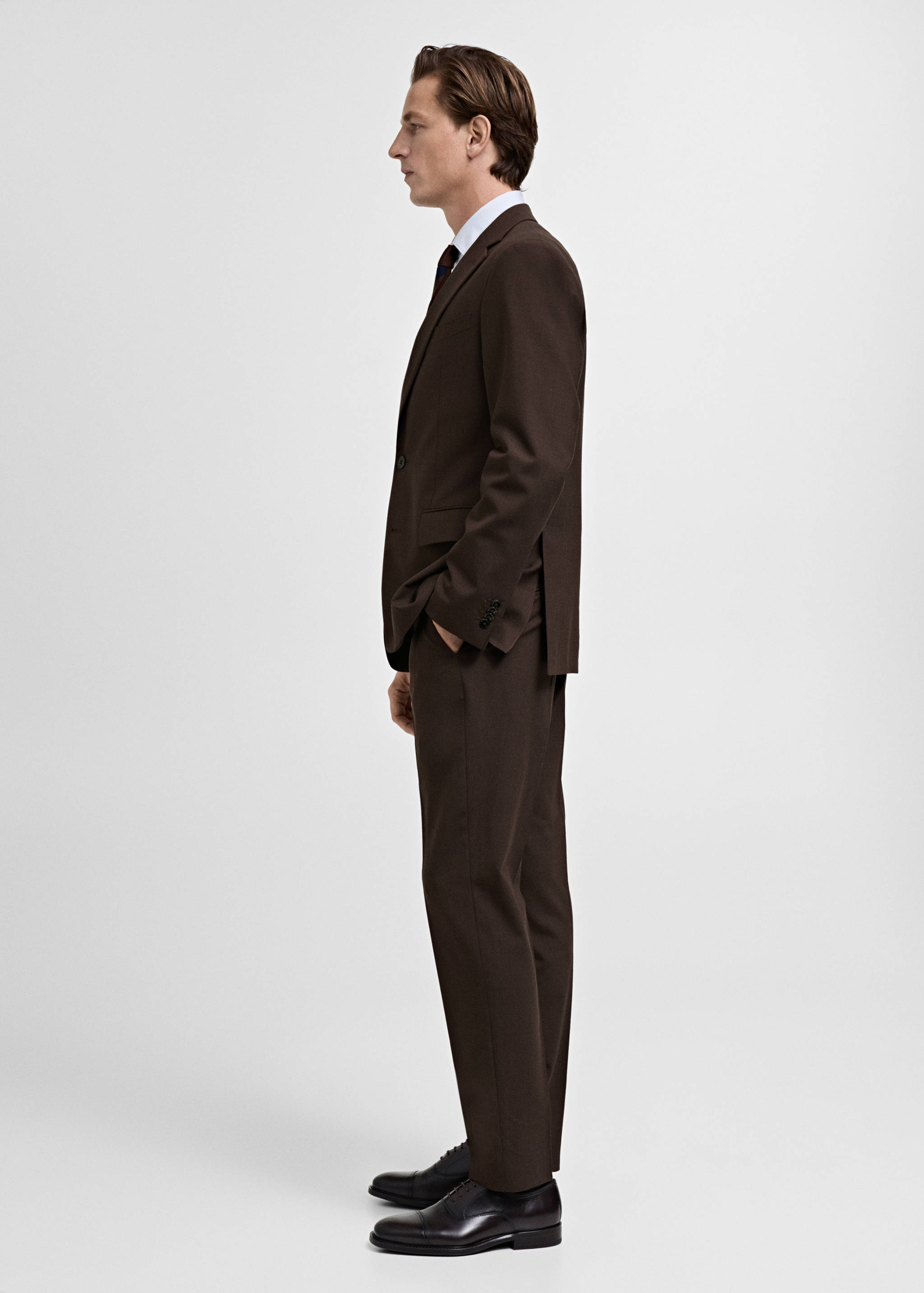 Turin 100% wool suit trousers - Details of the article 2