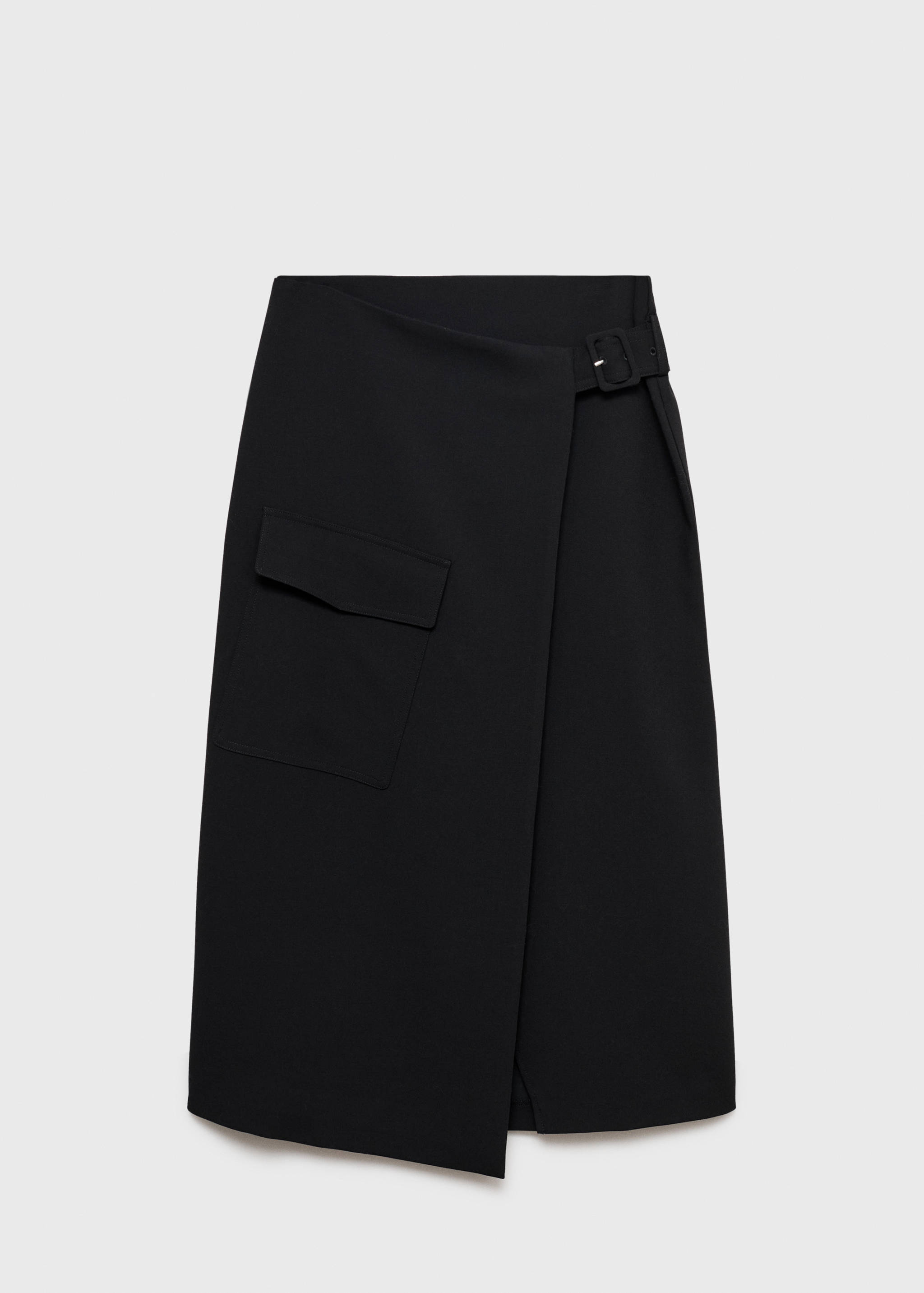 Midi skirt with buckle detail - Article without model