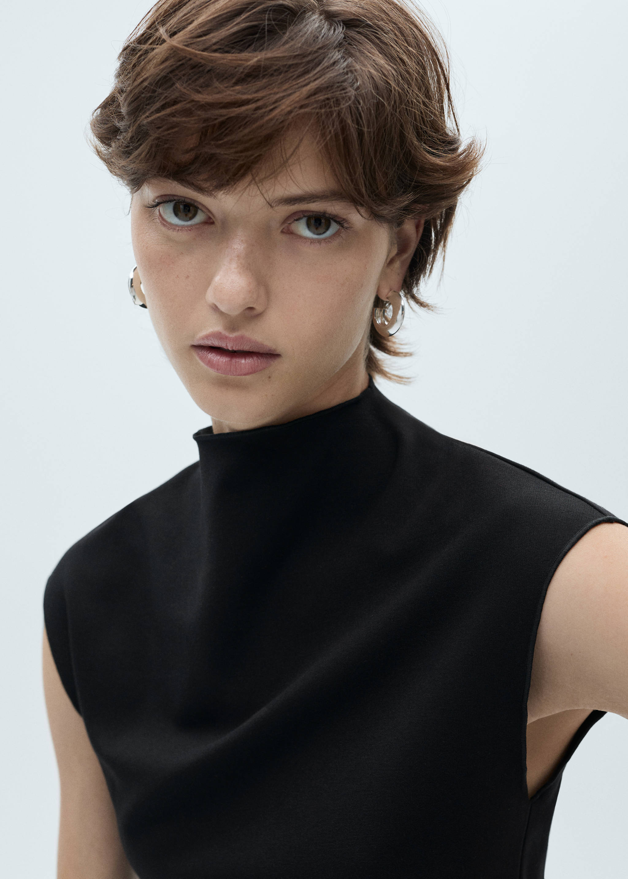 Robe maille col montant - Détail de l'article 1