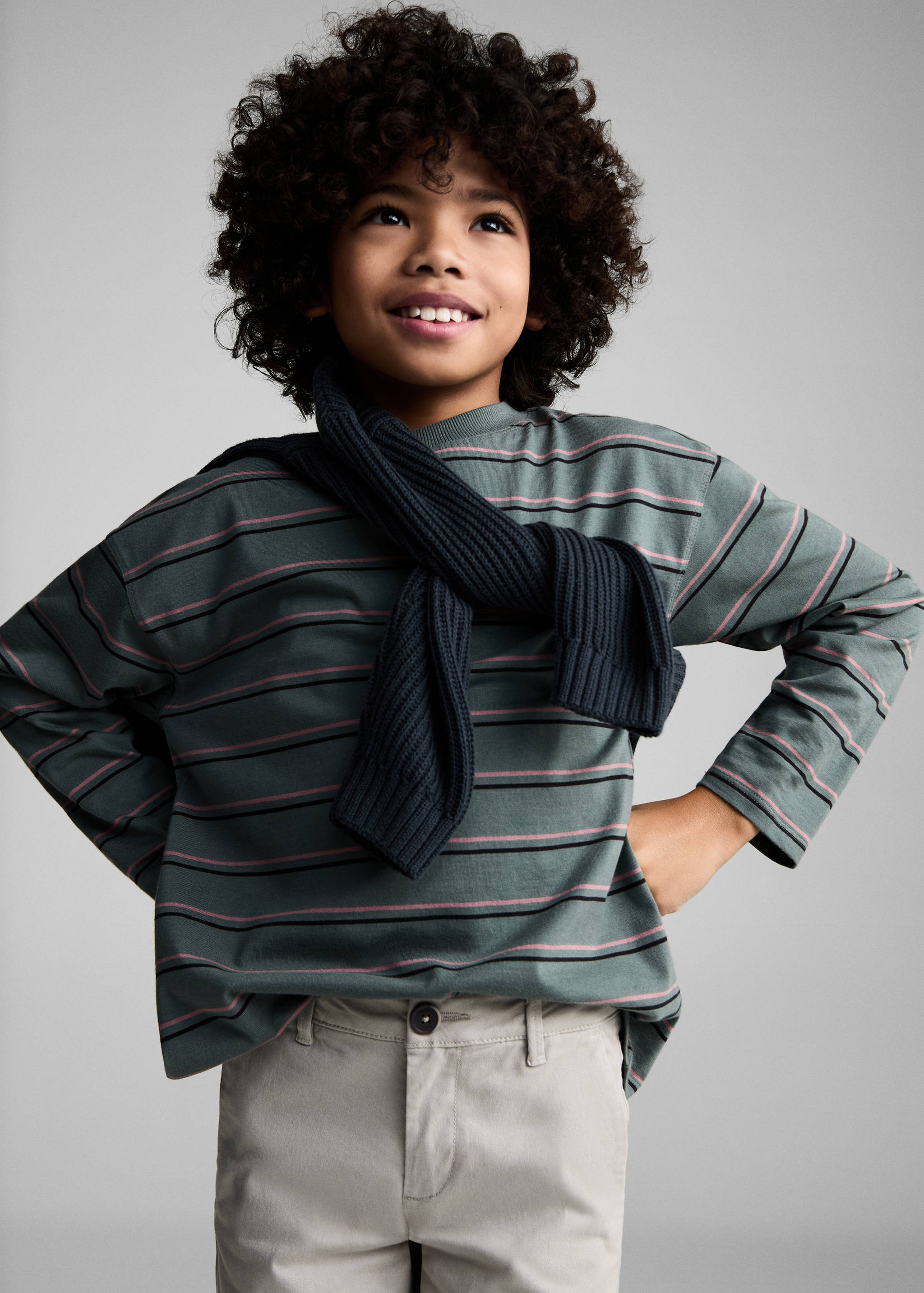 Cotton chinos - Medium plane