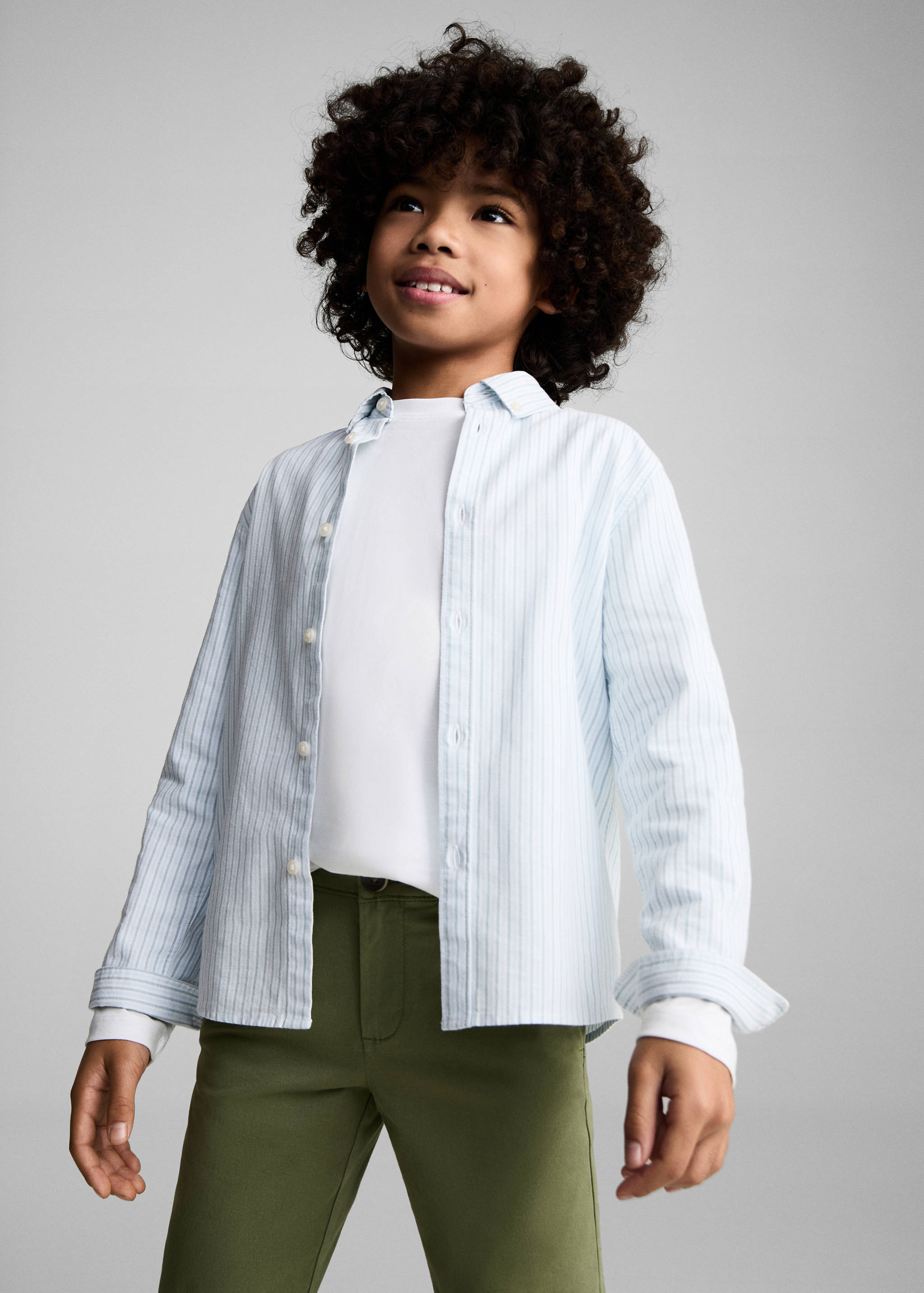 Cotton chinos - Medium plane