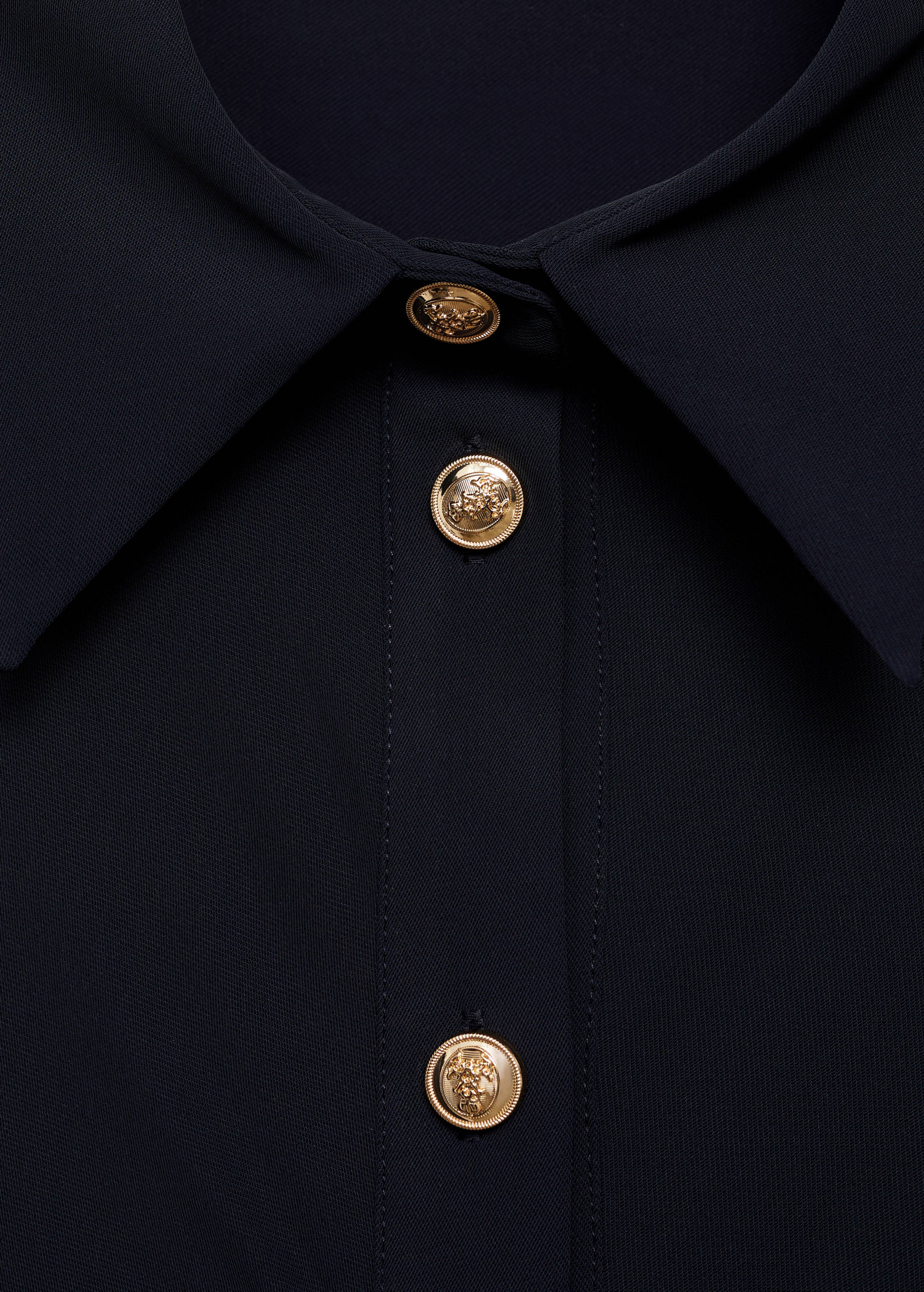 Vestido midi com cintura drapeada - Pormenor do artigo 8