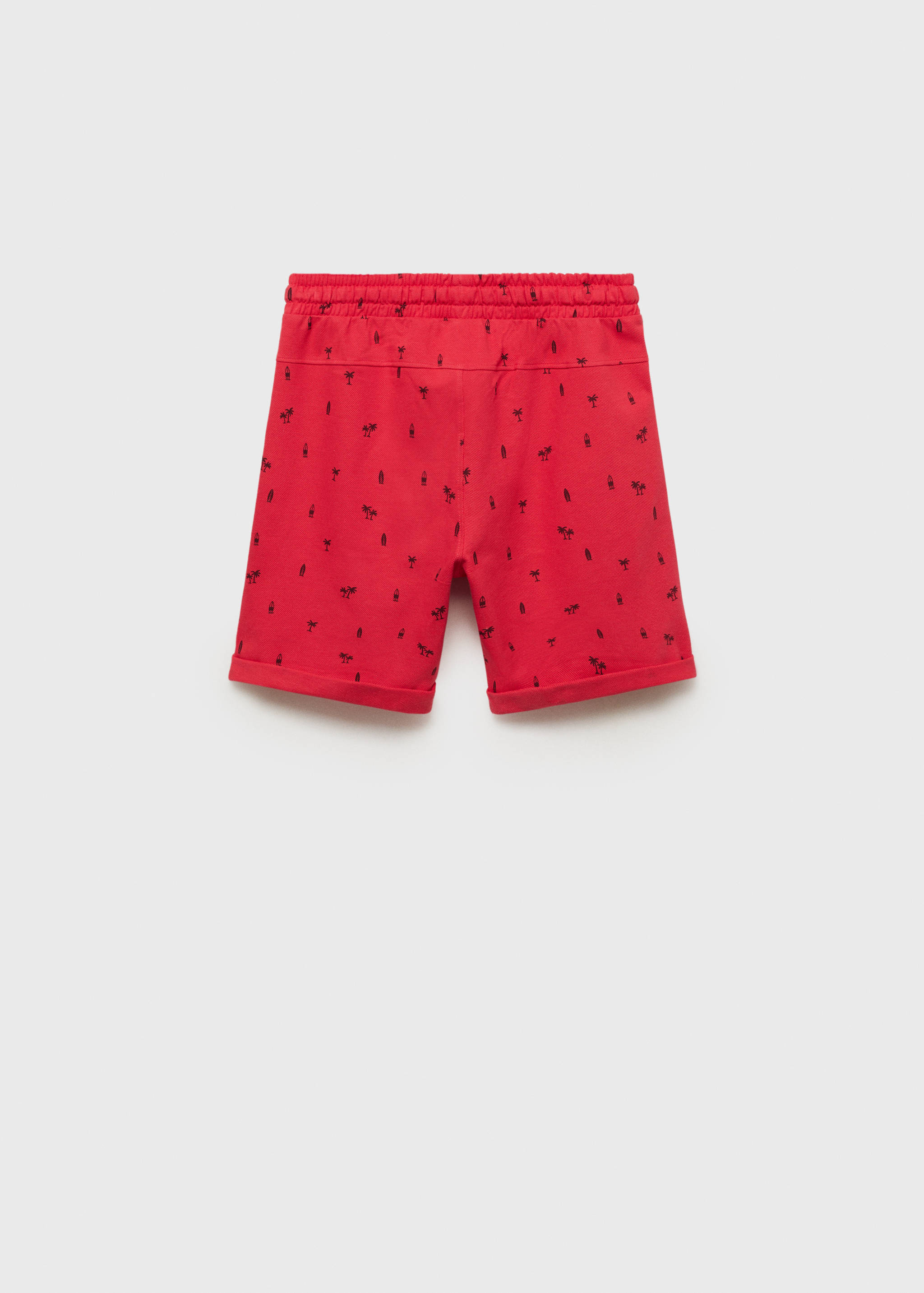 Printed Bermuda shorts - Reverse of the article