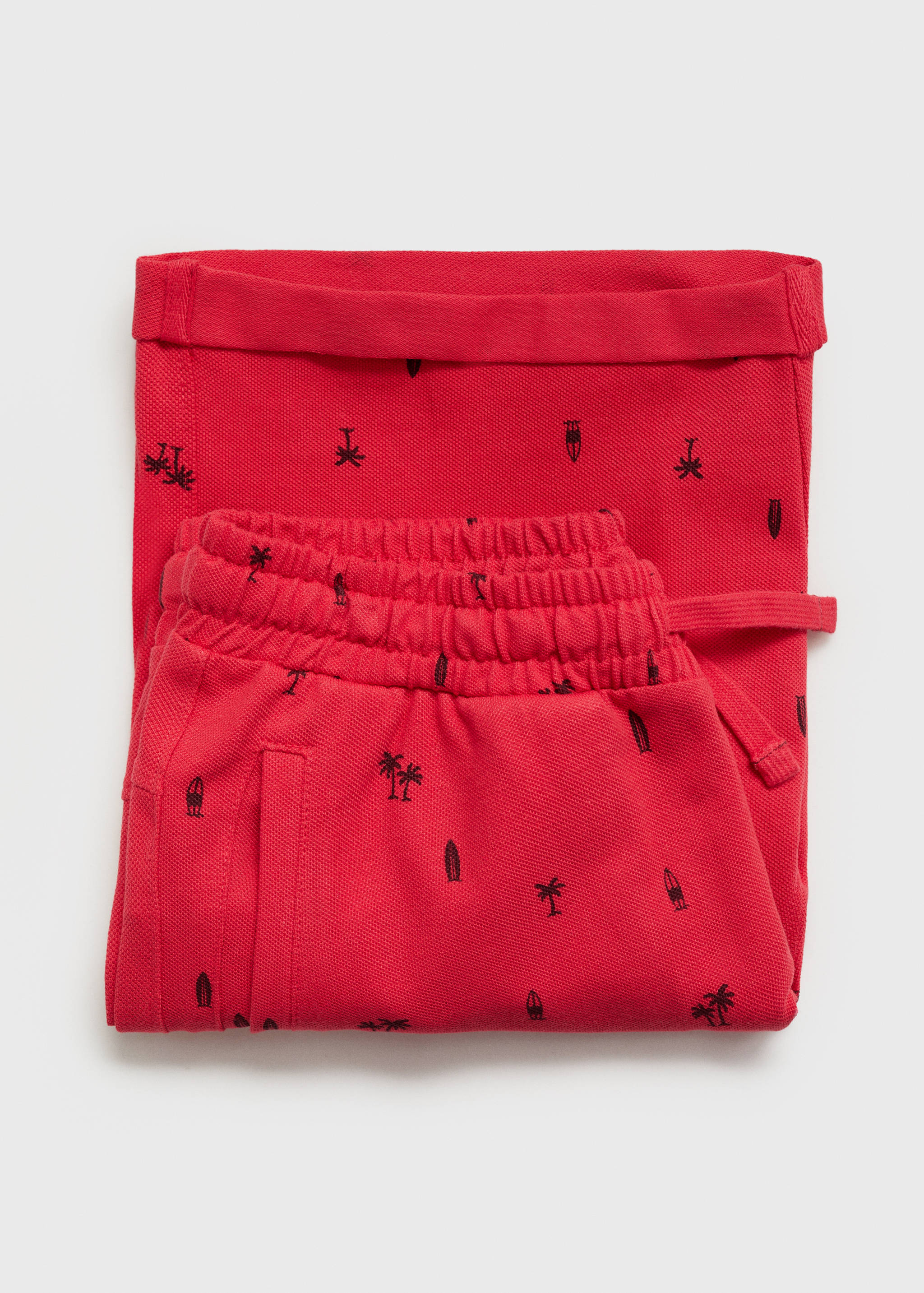 Printed Bermuda shorts - Details of the article 0