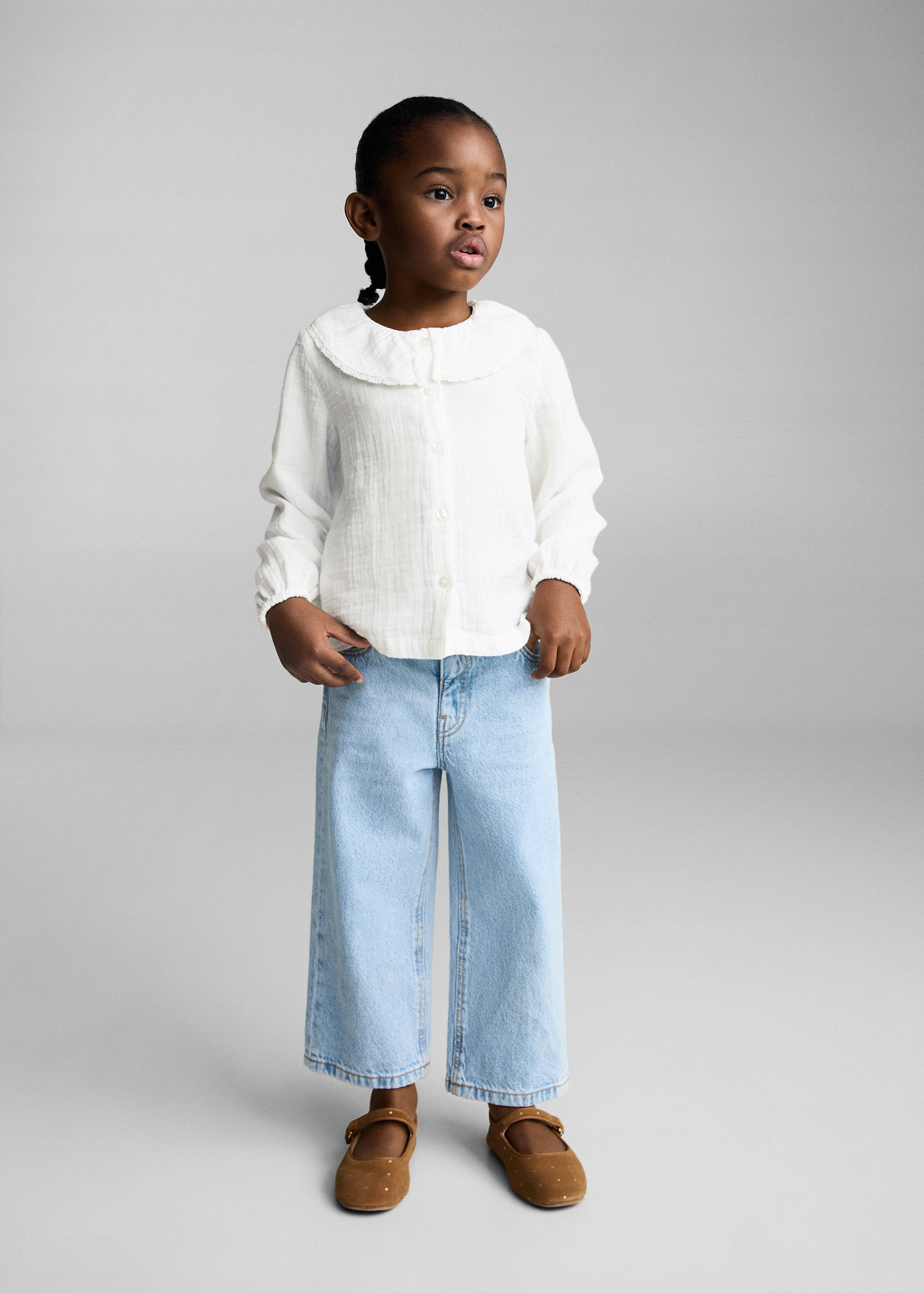 Cheesecloth cotton blouse - General plane