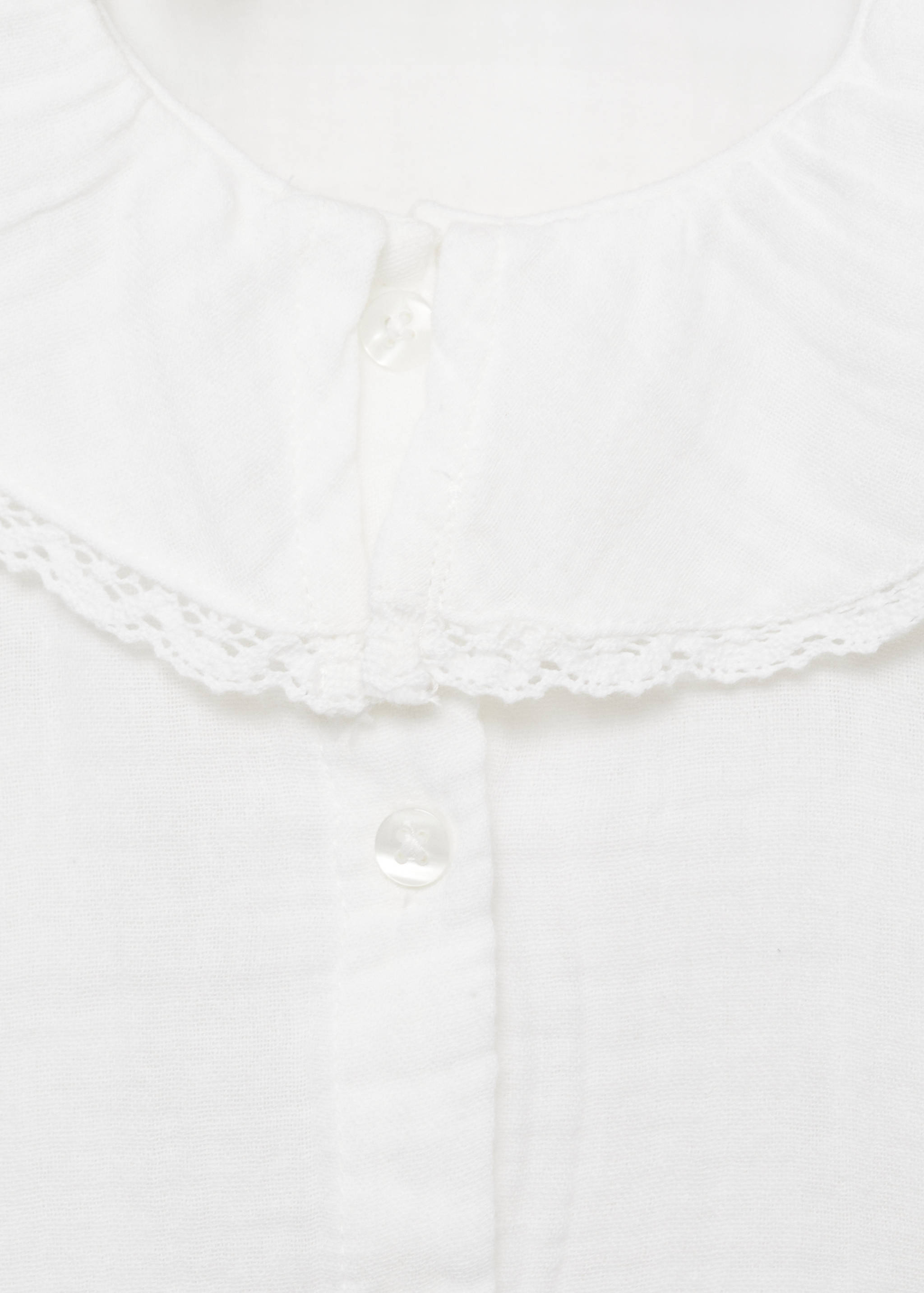 Cheesecloth cotton blouse - Details of the article 8