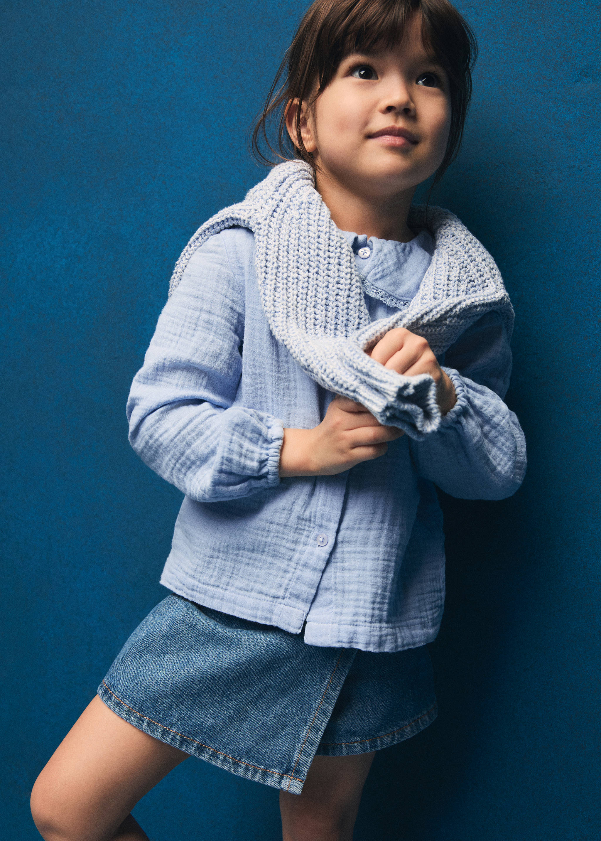 Cheesecloth cotton blouse - Details of the article 6