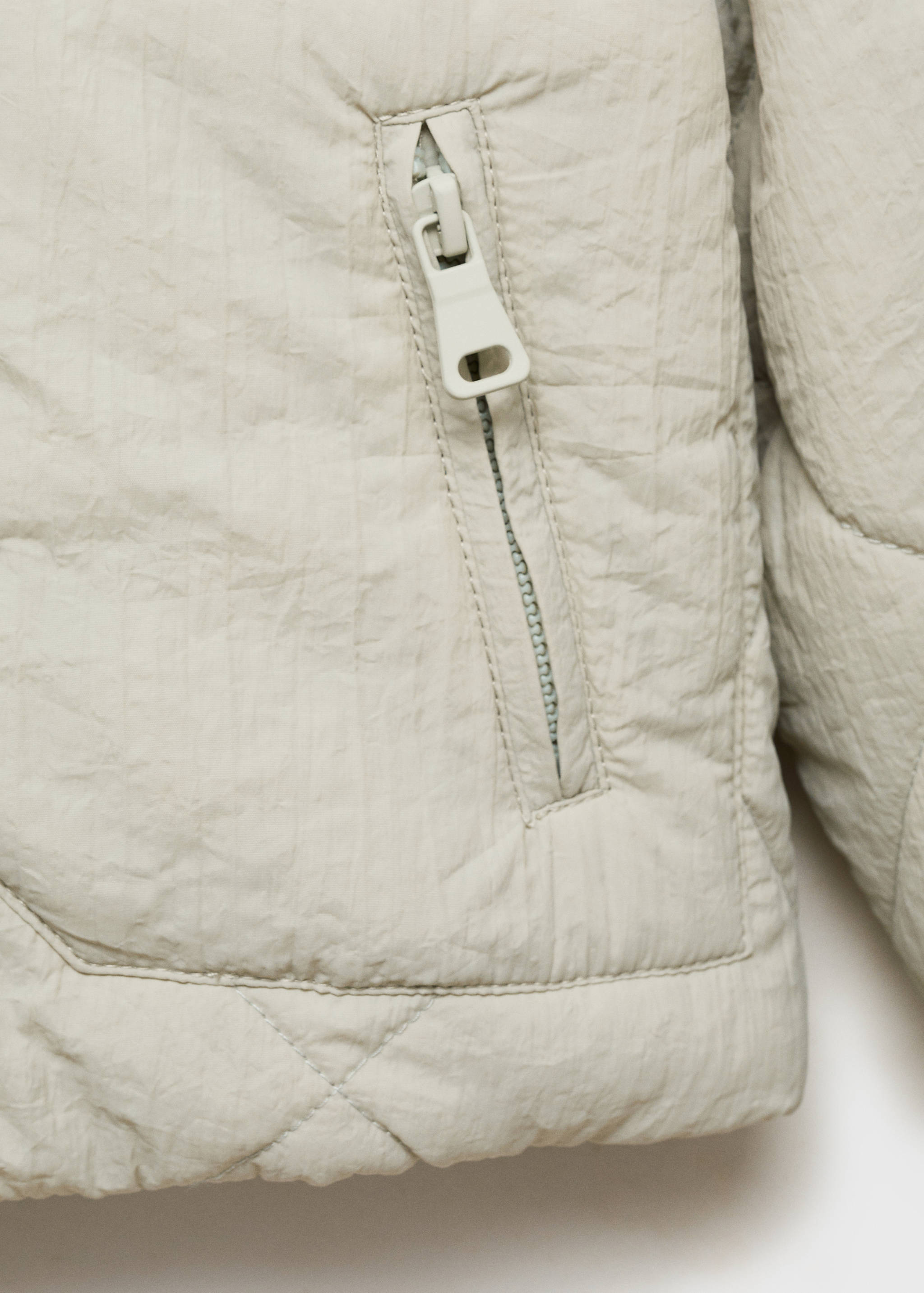 Hood puffer coat - Details of the article 8