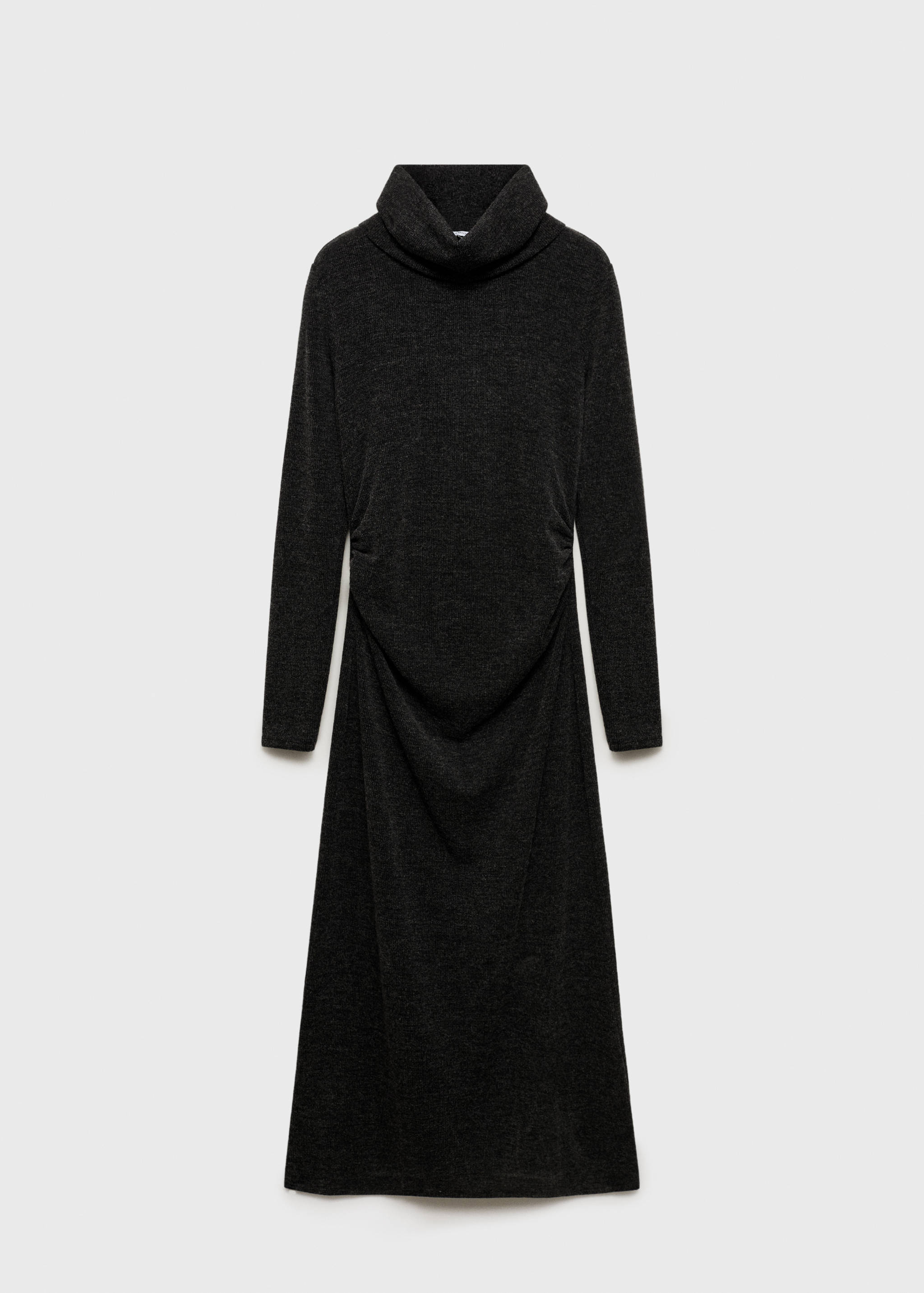 Draped roll neck dress - Article without model