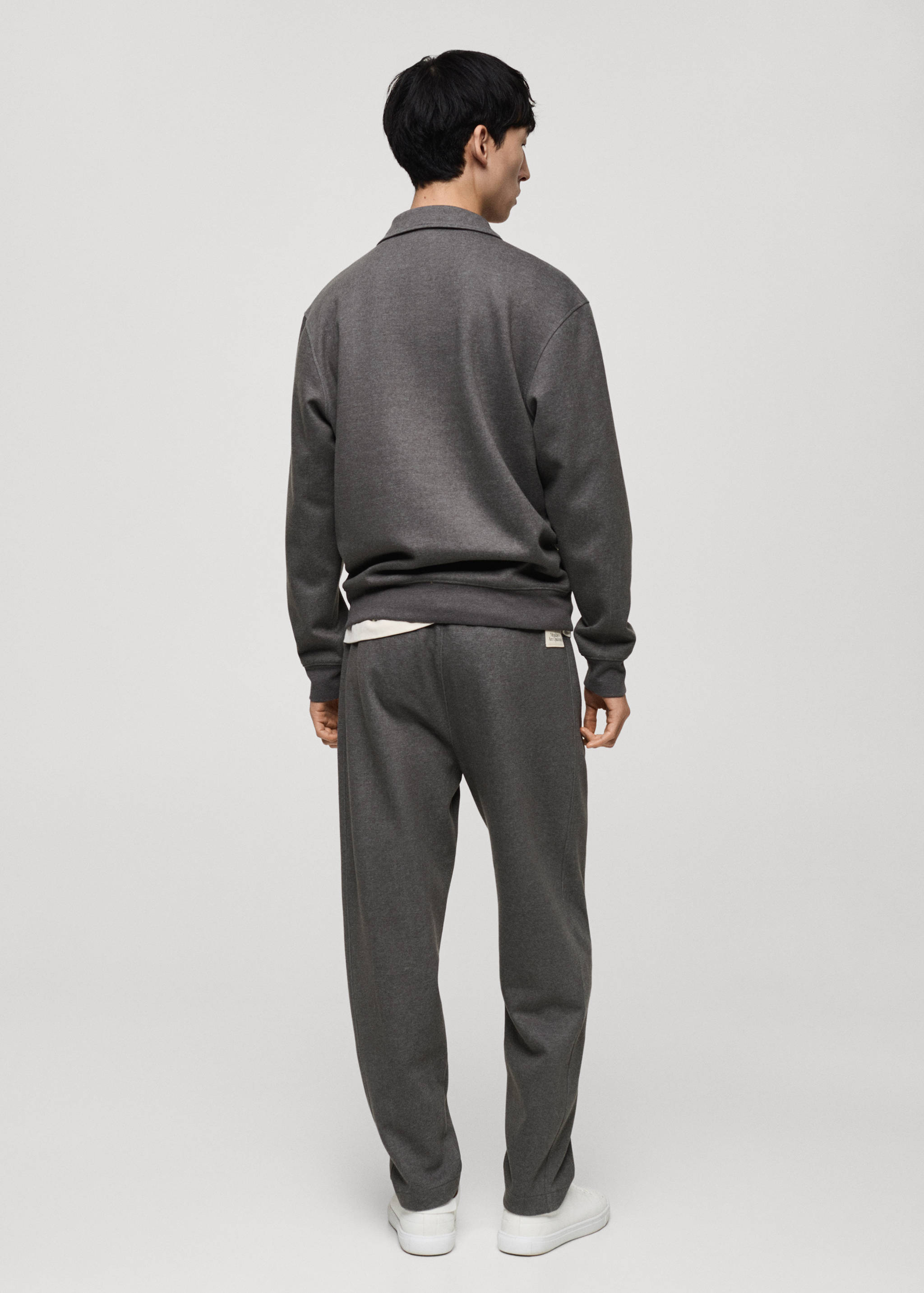 Jogging coton détail brodé - Verso de l’article