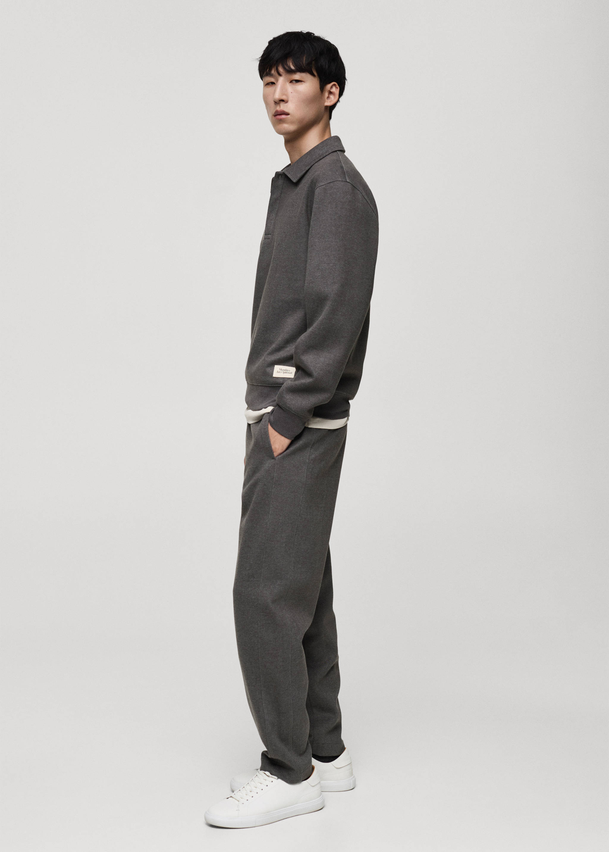 Jogging coton détail brodé - Détail de l'article 2