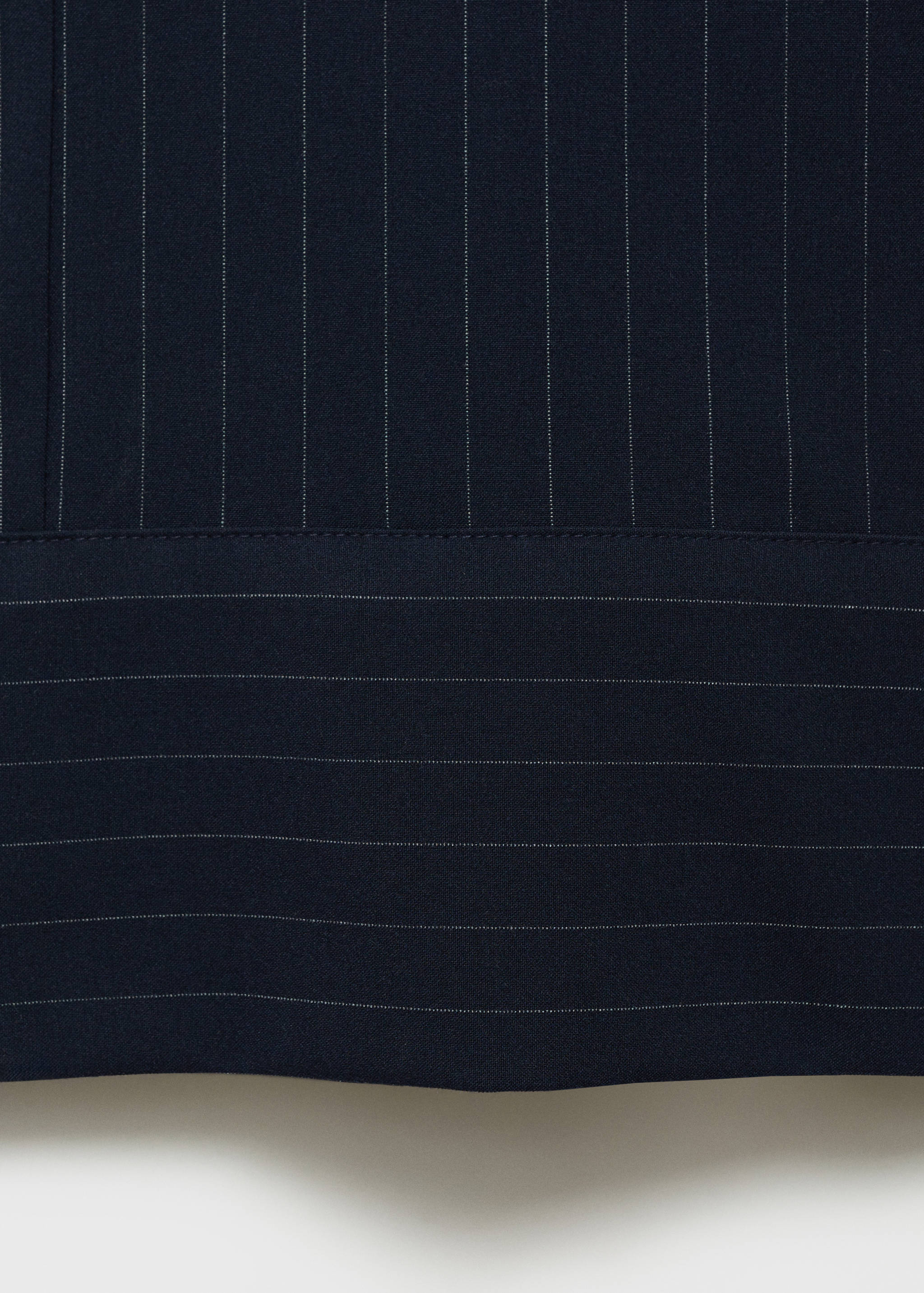 Chalk-stripe straight trousers - Details of the article 0