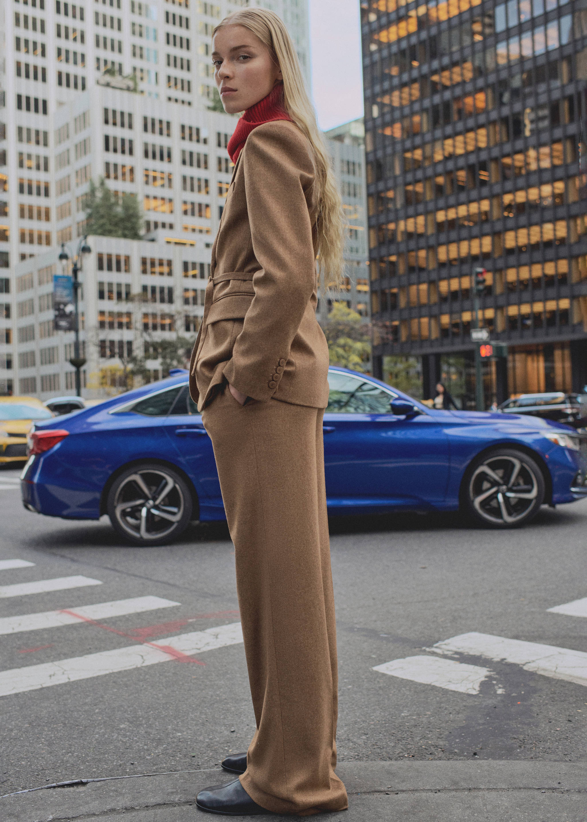 Wool-blend suit trousers - Details of the article 1