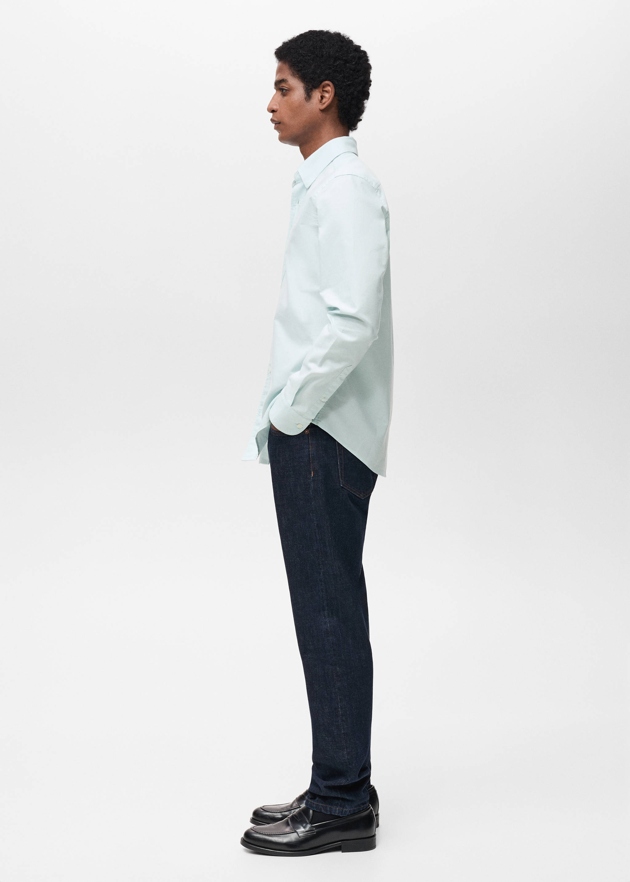 Chemise 100 % coton Oxford logo - Détail de l'article 2