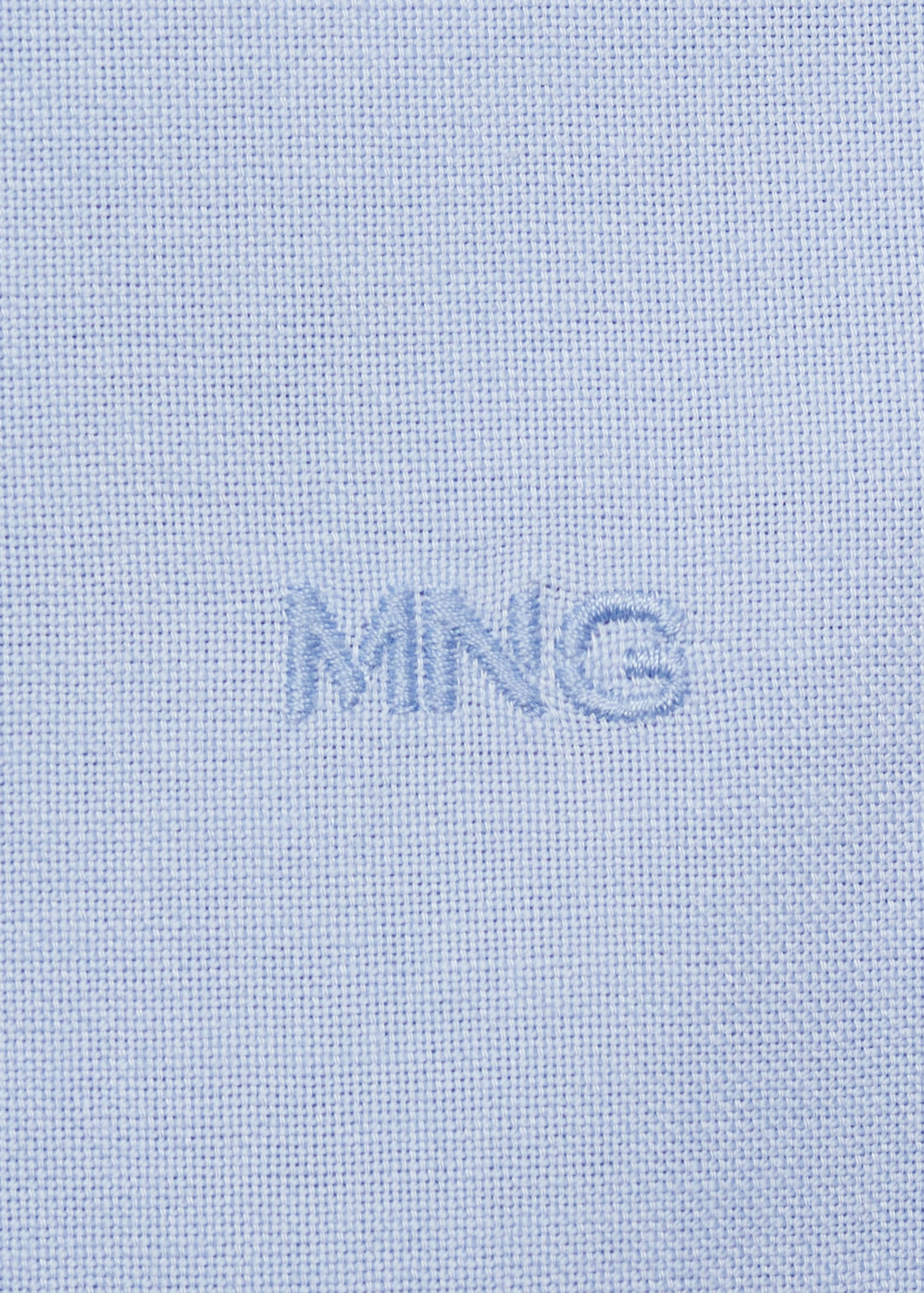 Chemise 100 % coton Oxford logo - Détail de l'article 0