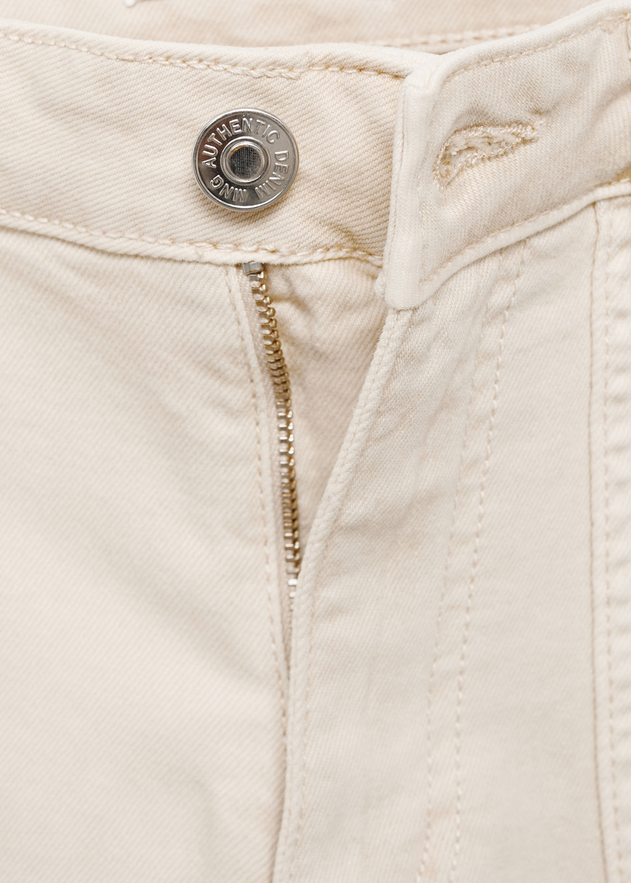 Calças de ganga culotte com bolsos - Pormenor do artigo 8