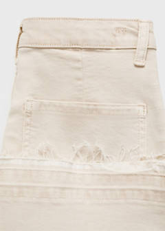Culotte trousers with pockets — Beige 7