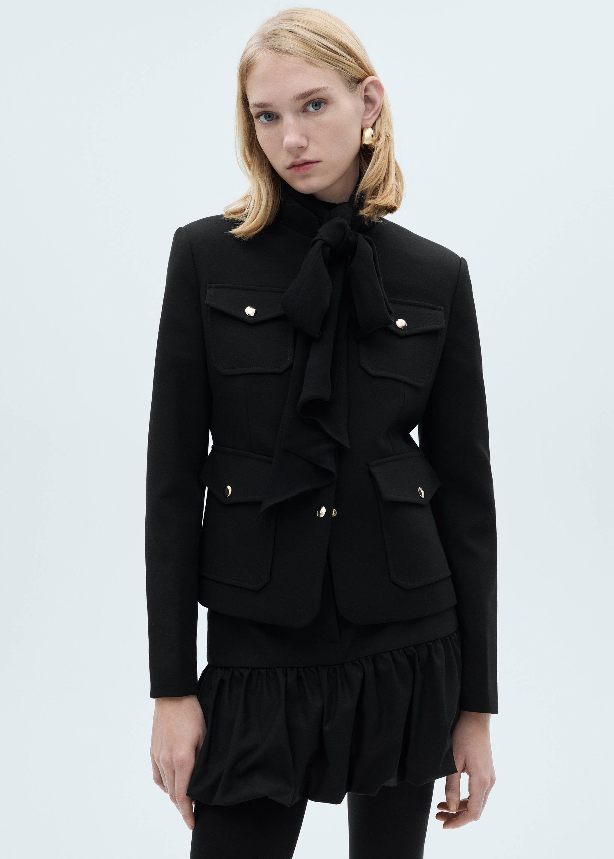 벌룬 러플 미니 스커트 - 상품 내역: 1