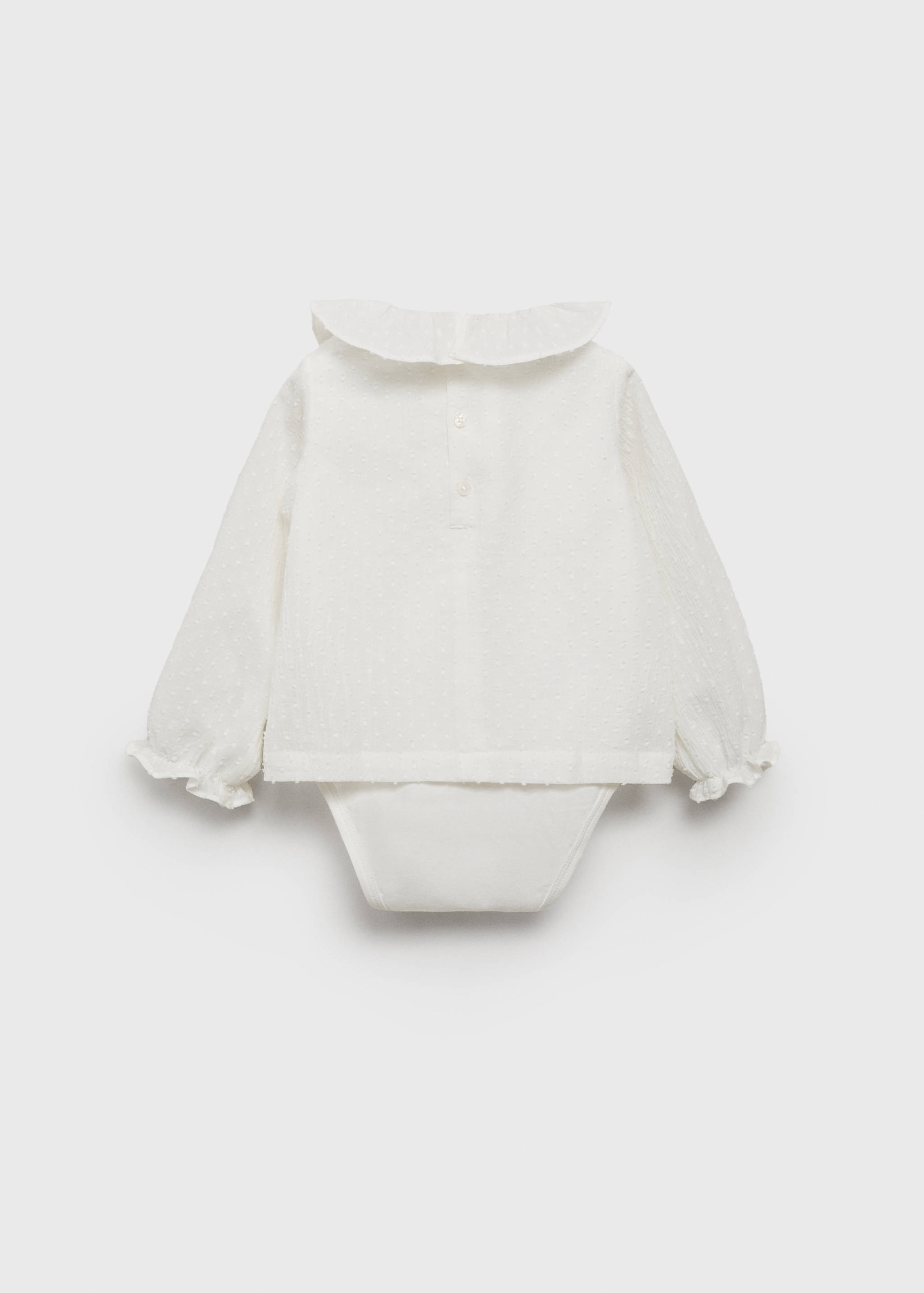 Poplin blouse - Reverse of the article
