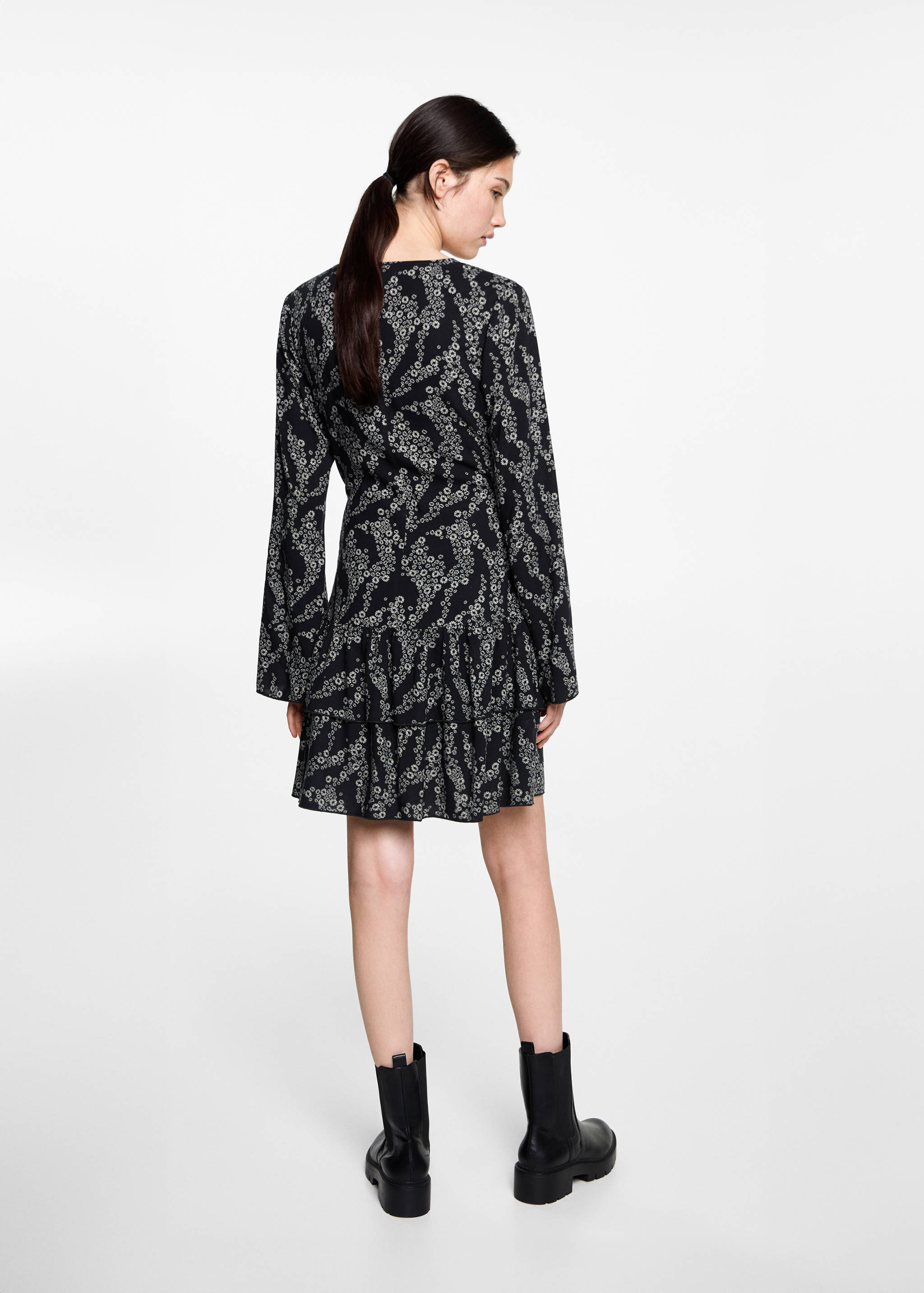 Vestit estampat floral - Revers de l'article