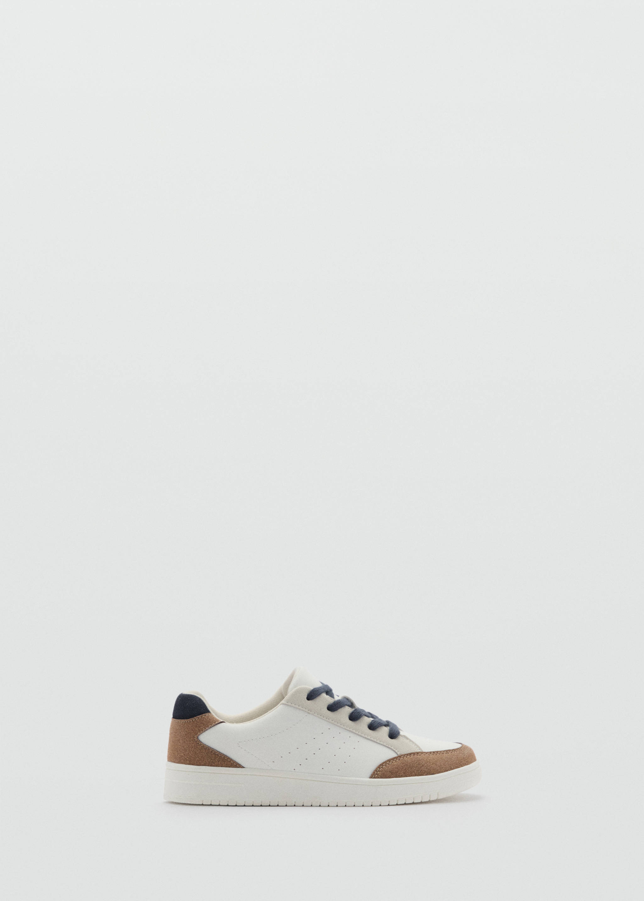 Combined sneakers with laces - Article without model