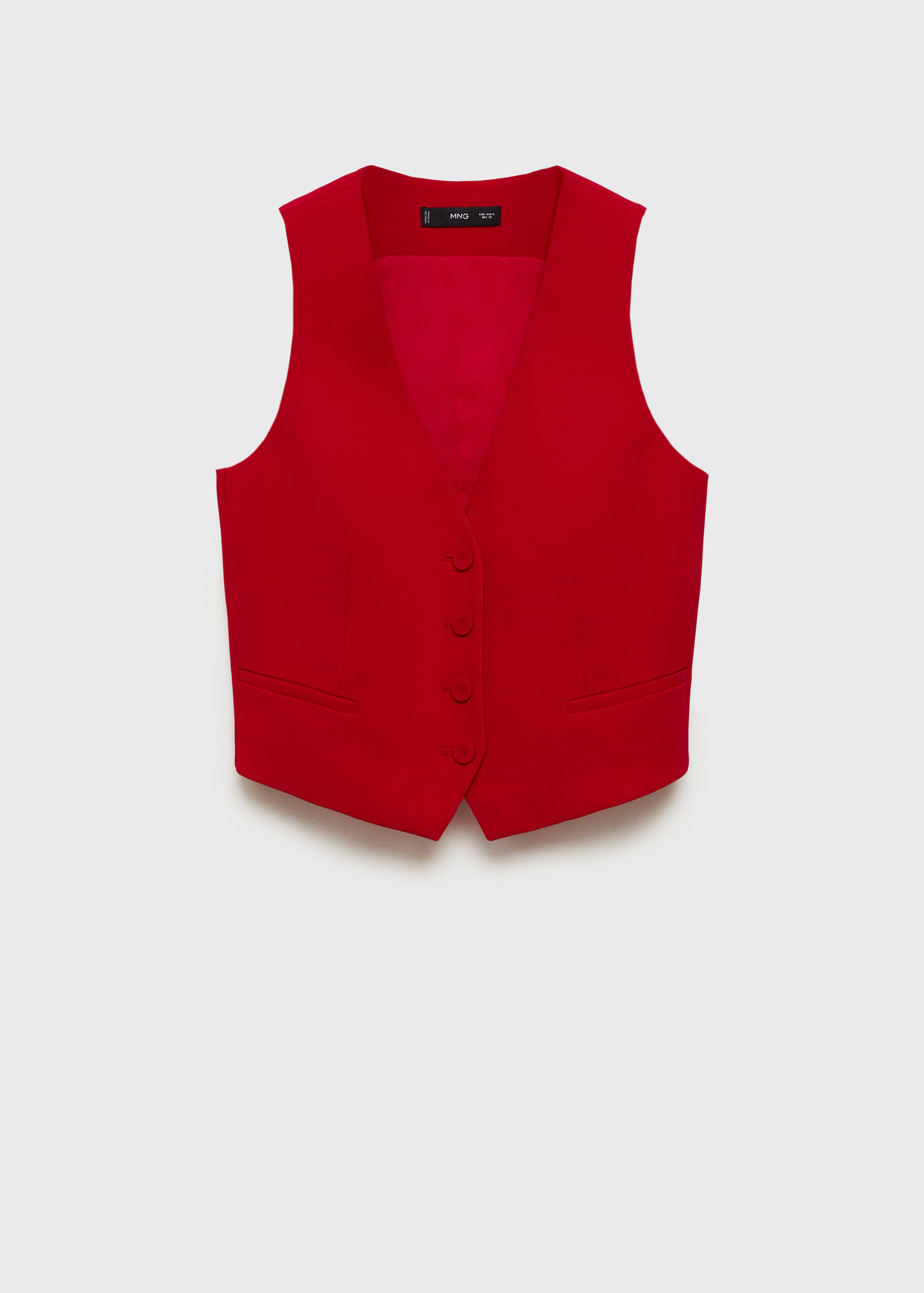 Suit waistcoat with buttons - Article without model