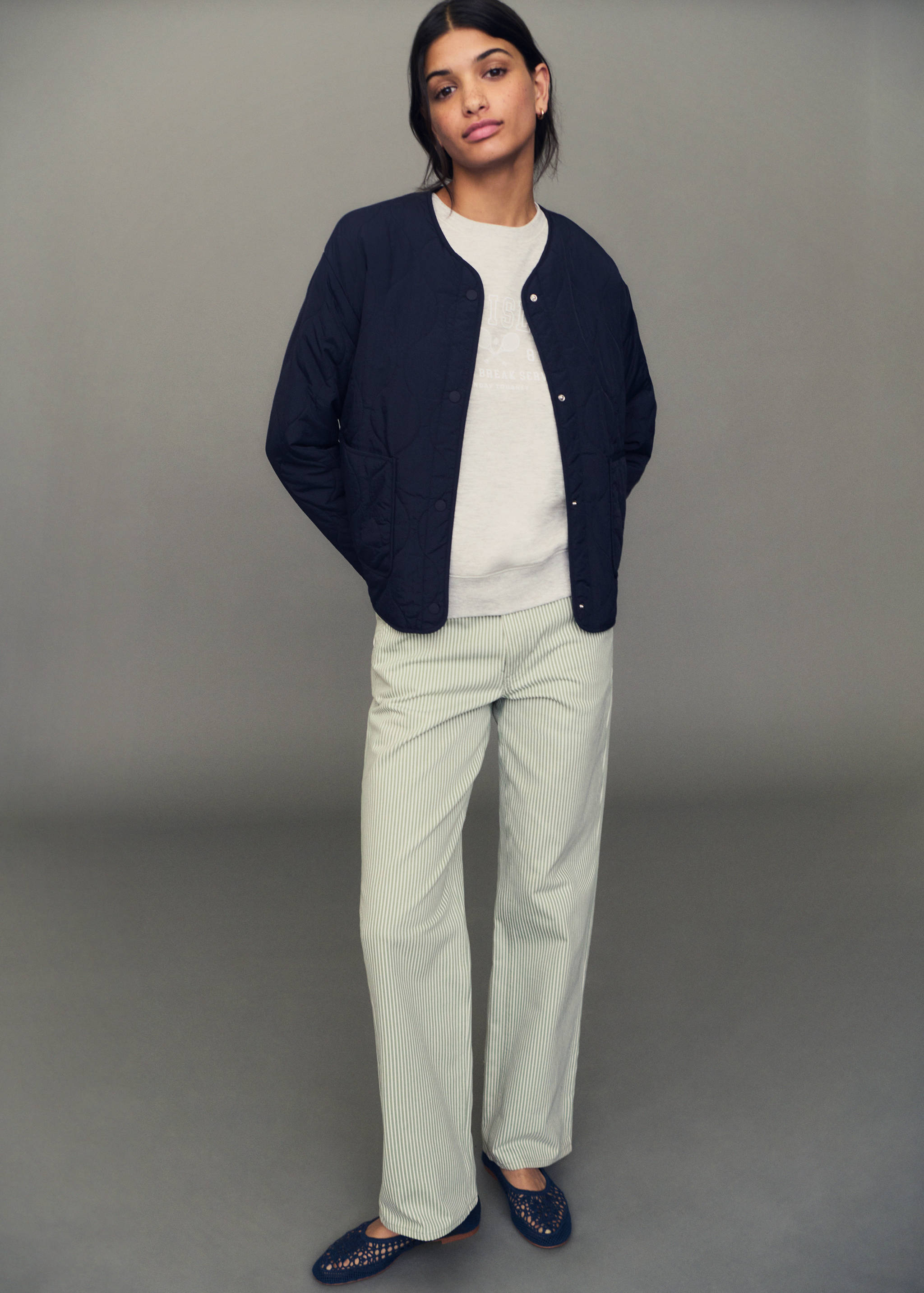 Jeans straight rayas - Detalle del artículo 5