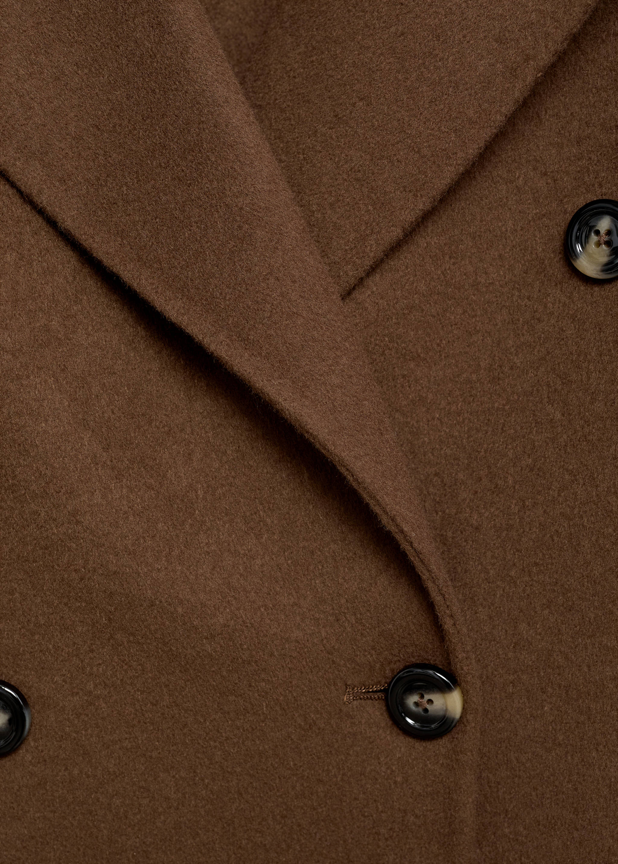 Double-breasted wool coat - Details of the article 0